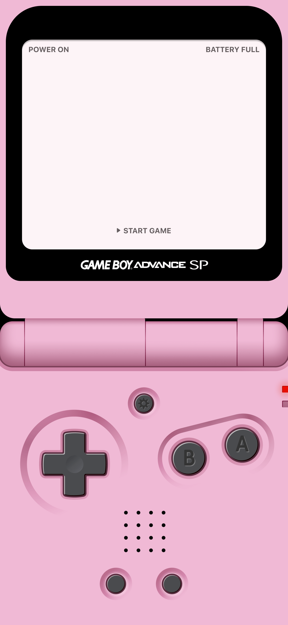 1179x2556 GameBoy Wallpaper iPhone. GBA Pink