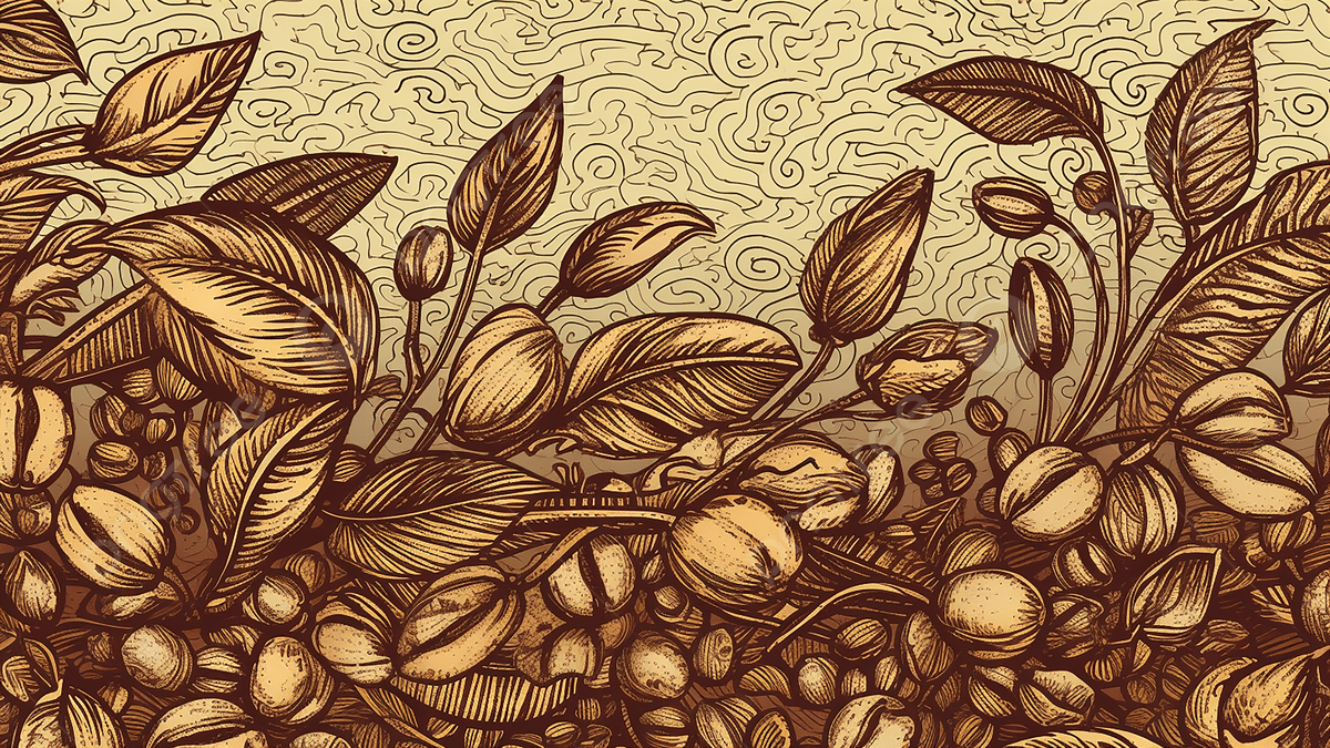 1200x675 Coffee Plant Beans Illustration