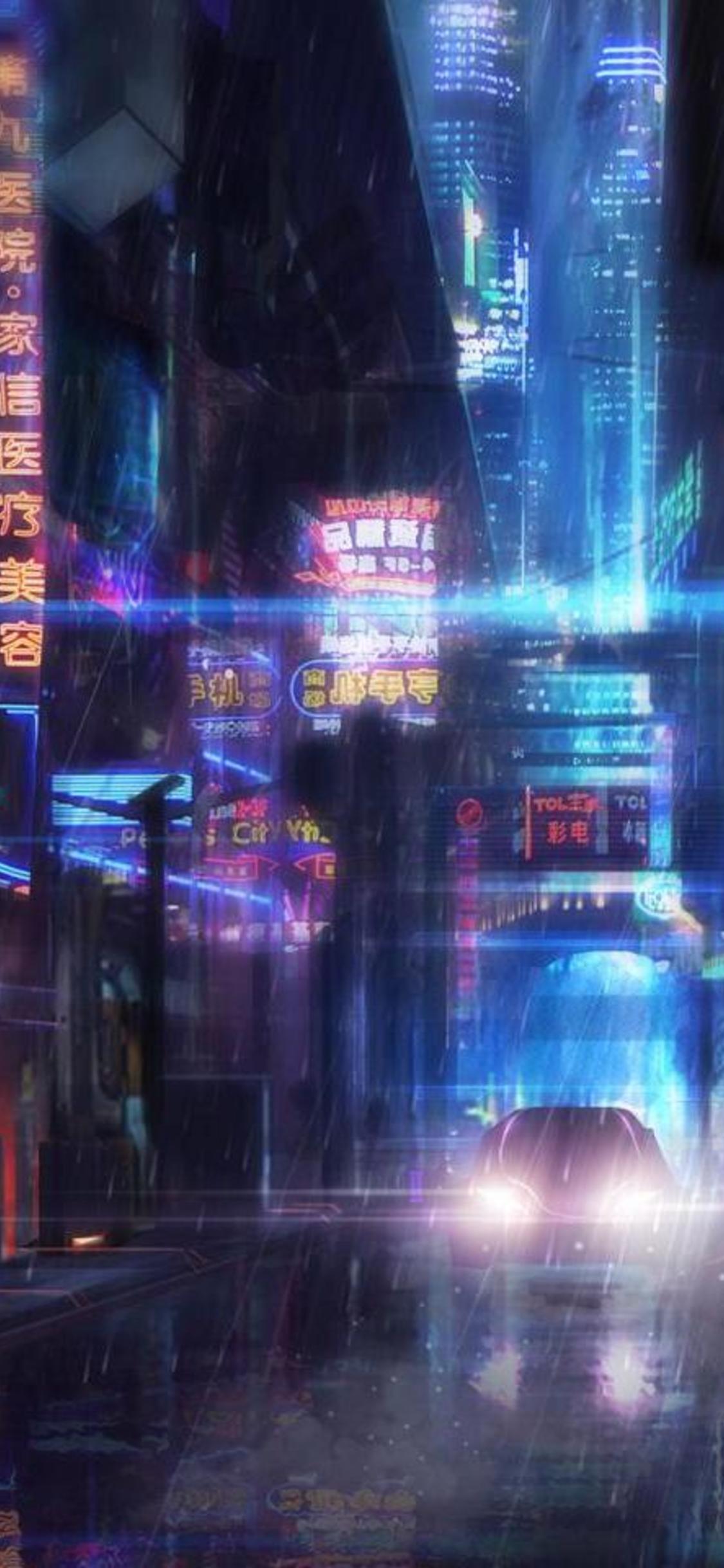 1125x2436 Cyberpunk Neon With Sword 4k Iphone XS,Iphone 10,Iphone X ,HD 4k  Wallpapers,Images,Backgrounds,Photos and Pictures