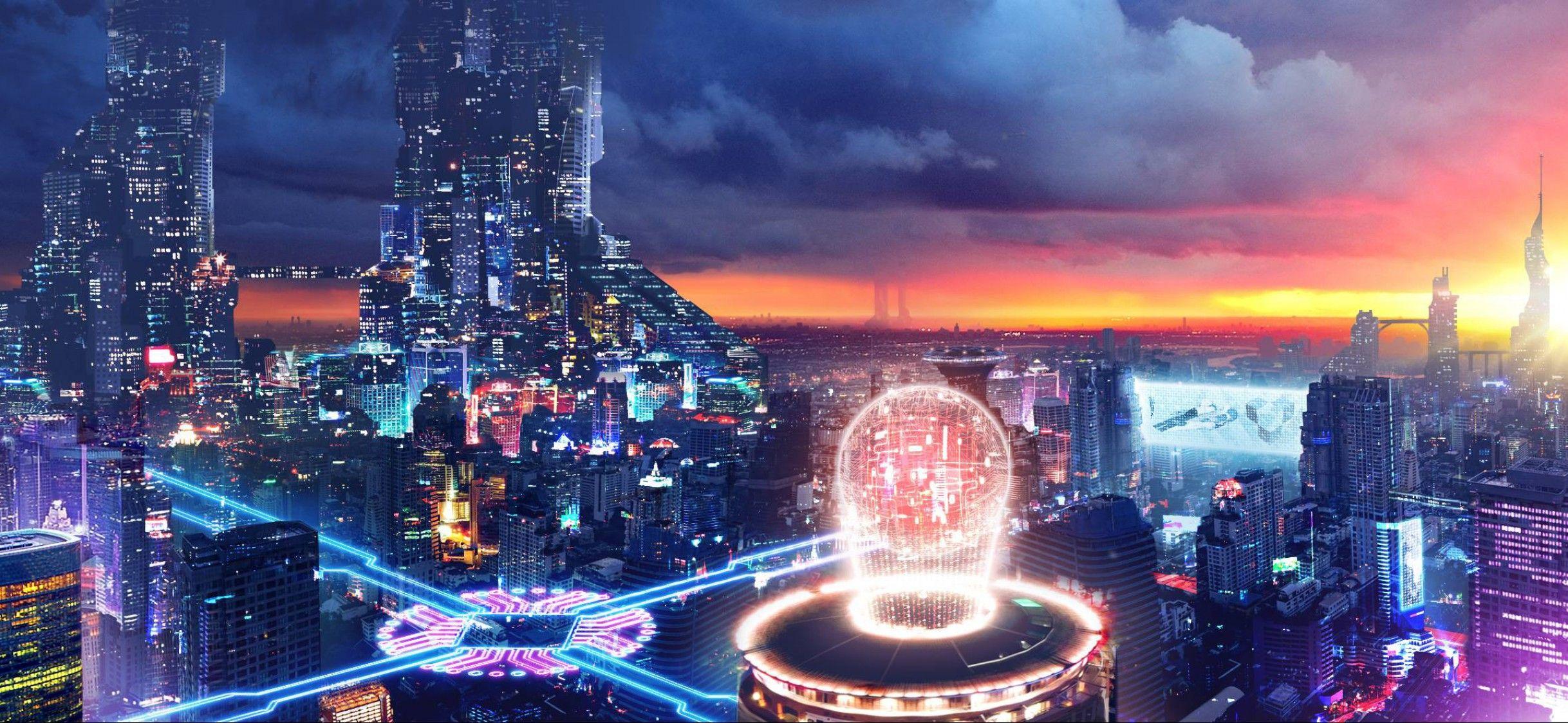 2436x1125 Cyberpunk HD Wallpaper iPhone X