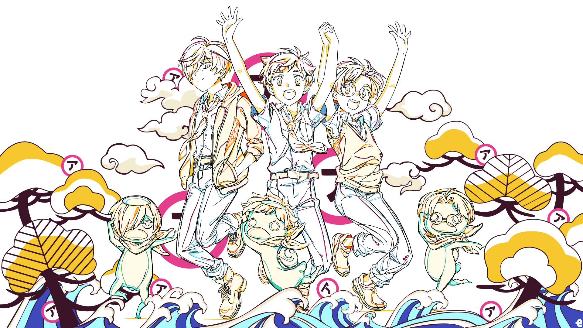 1920x1080 Sarazanmai Wallpaper