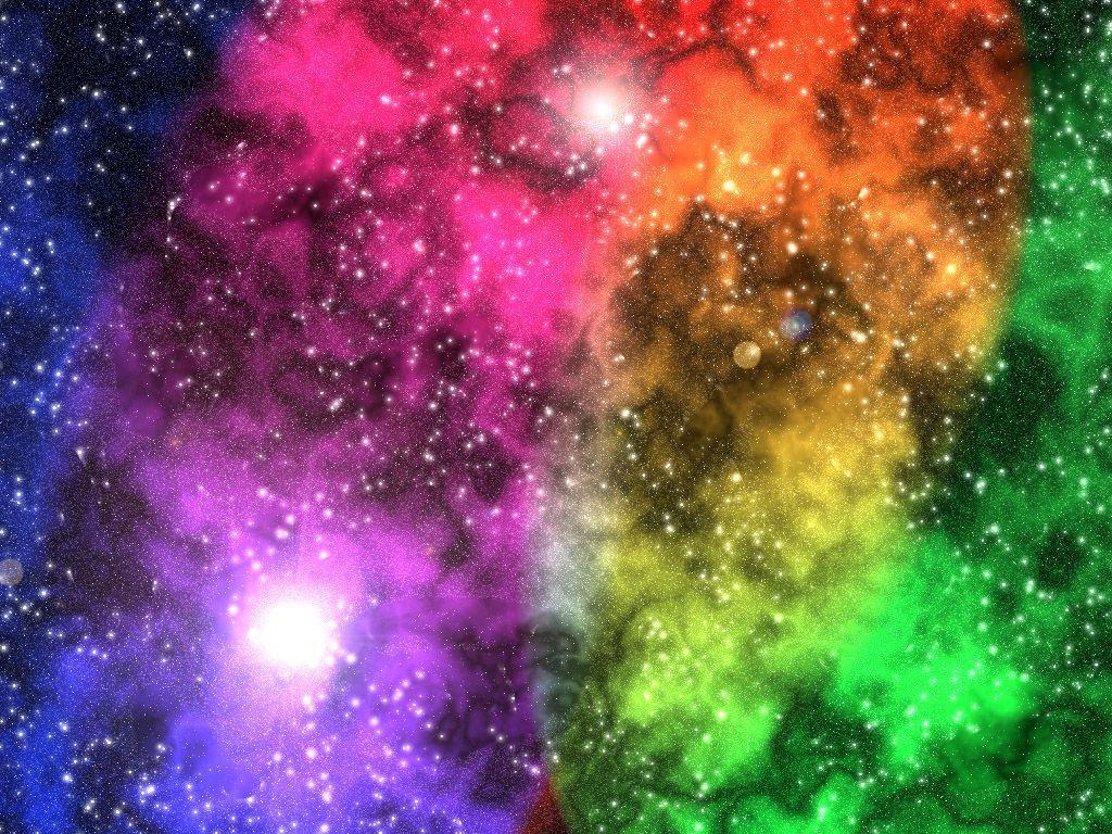 Wallpaper Background Galaxy Galaxy Style Rainbow