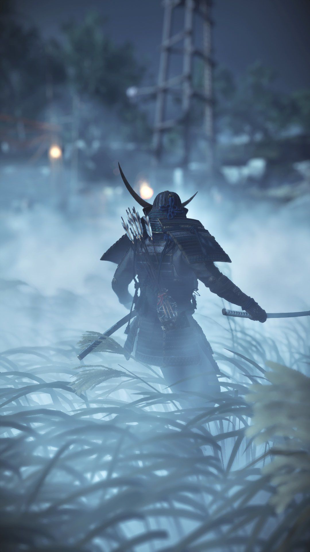 1080x1920 Ghost Samurai Wallpaper
