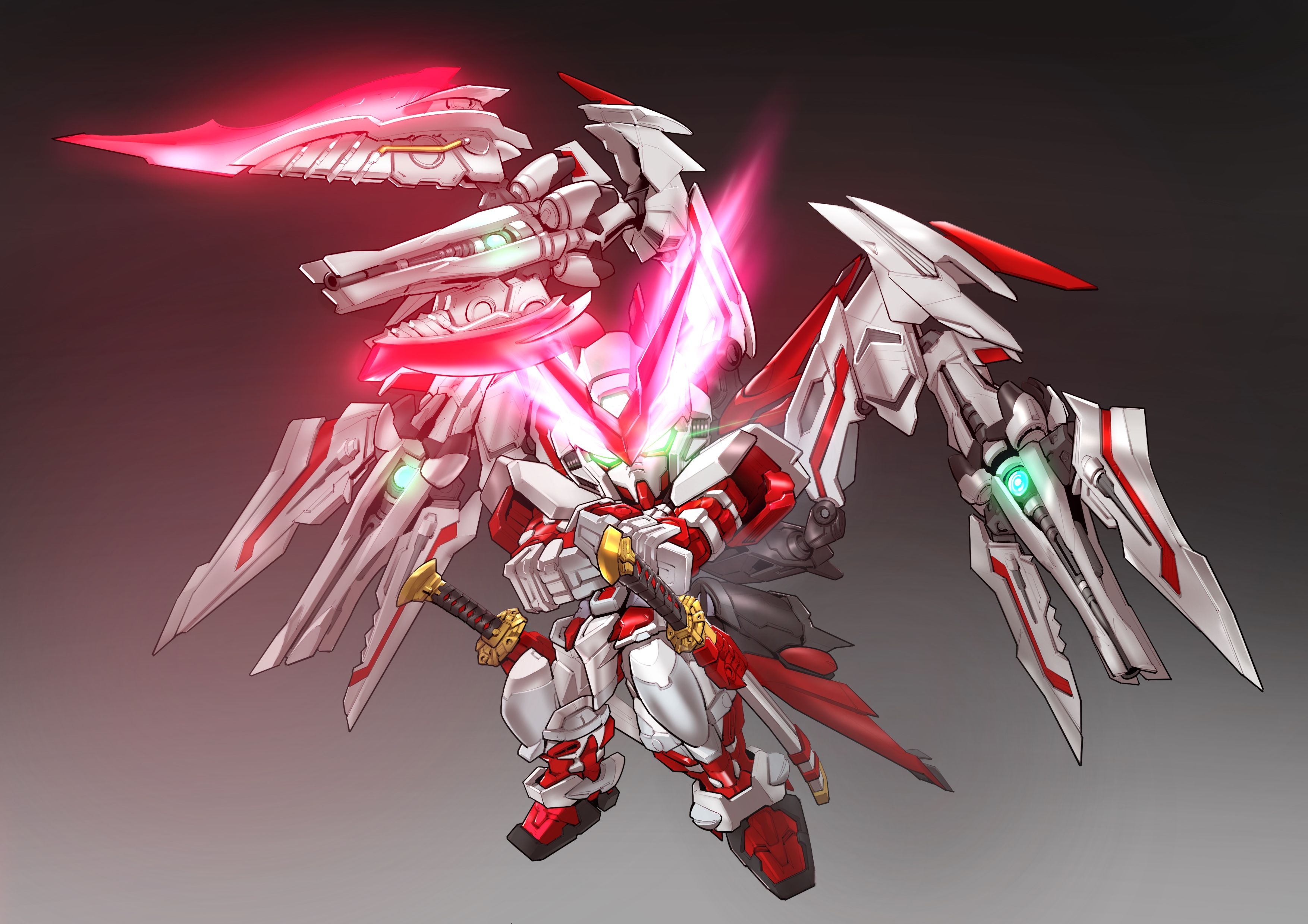 Red Gundam Wallpapers - Top Free Red Gundam Backgrounds - WallpaperAccess