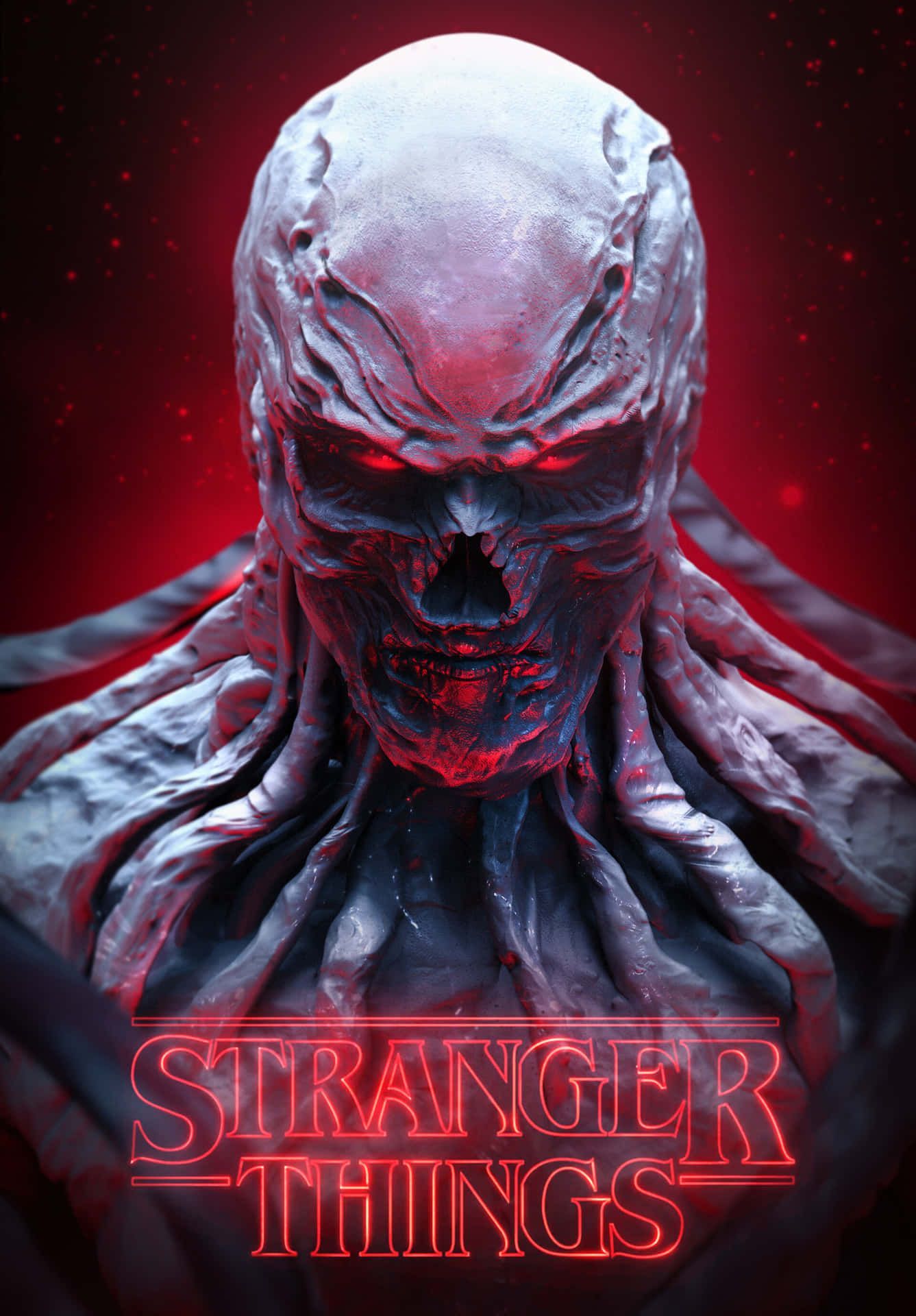1337x1920 Download Vecna, the mysterious demon from Stranger Things Wallpaper