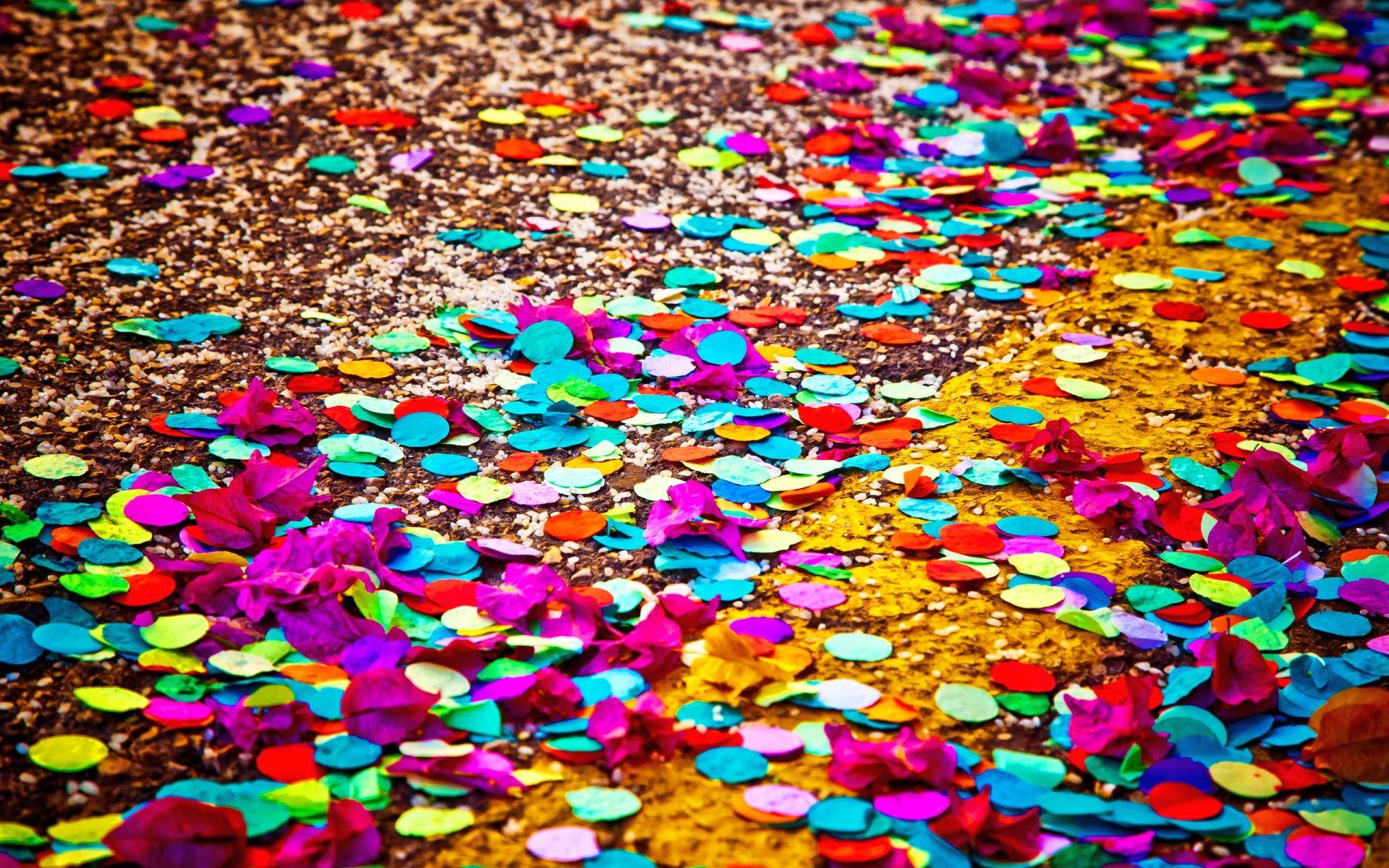 1920x1200 Confetti Wallpaper