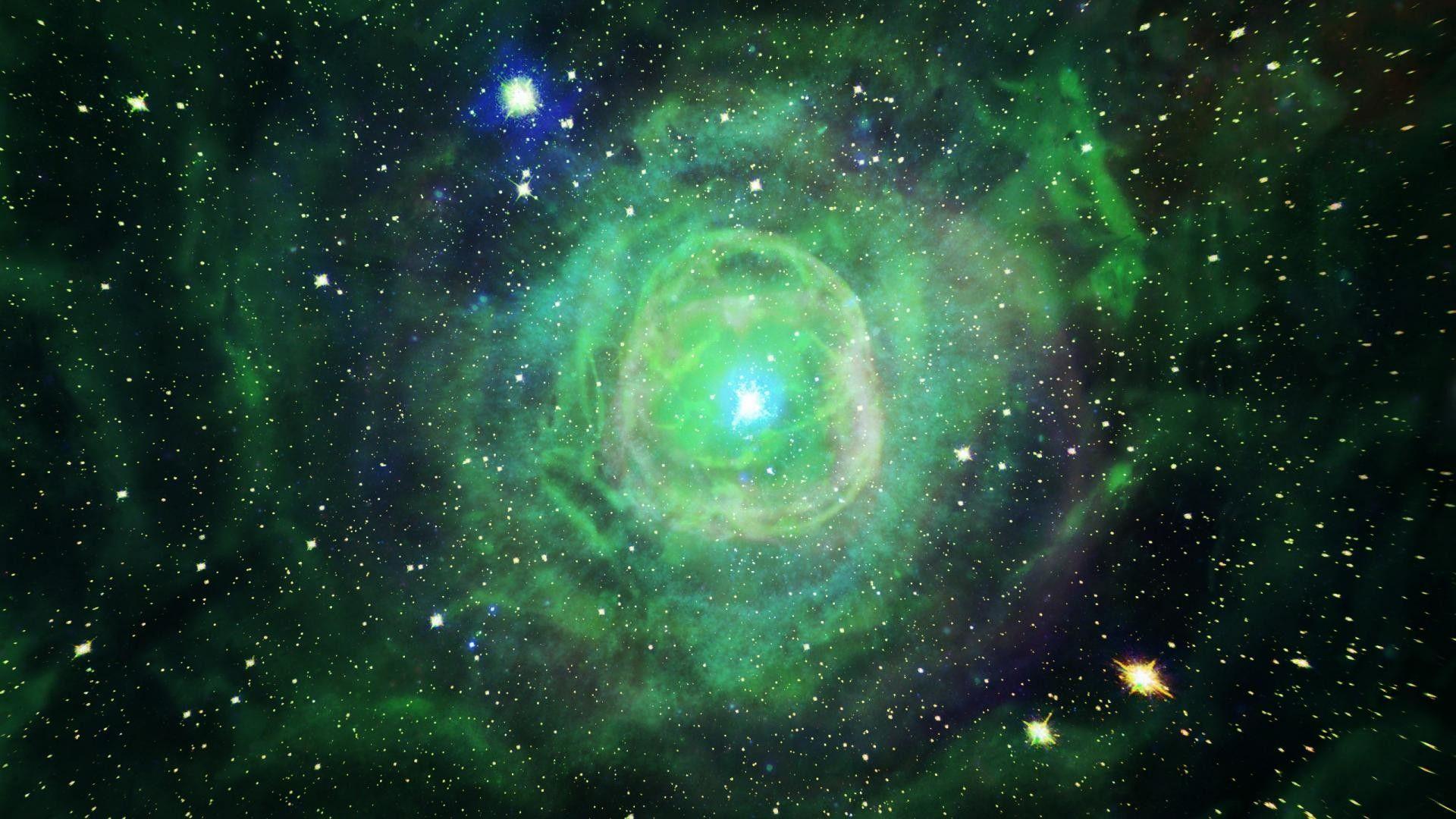 1920x1080 Green Space Wallpaper