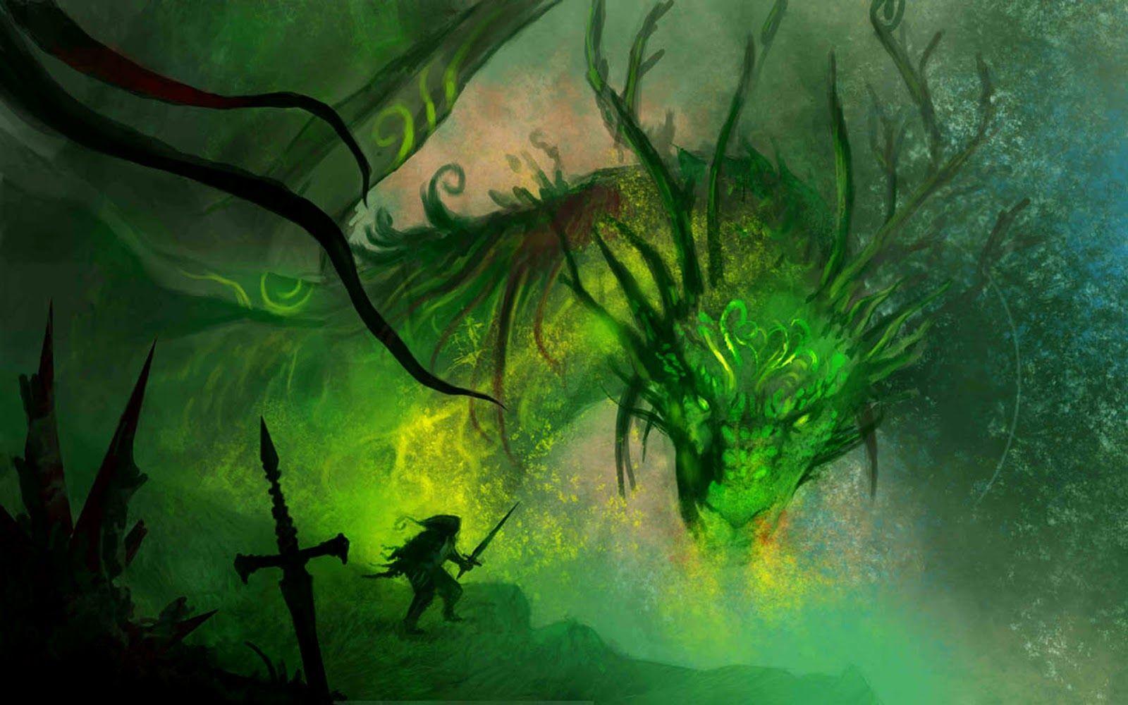 Green And Black Dragon Wallpapers Top Free Green And Black Dragon