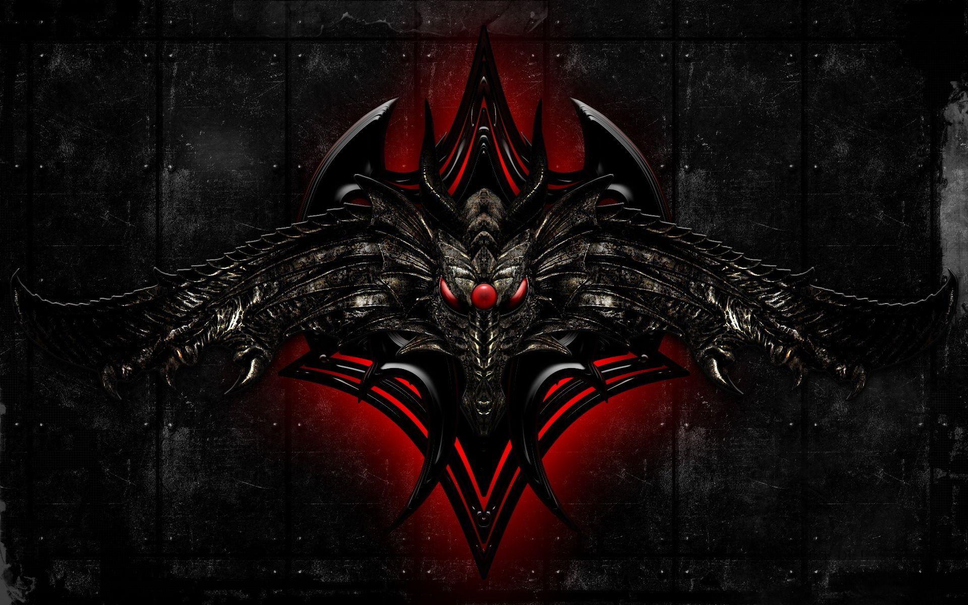 1920x1200 Dark Dragon Wallpaper