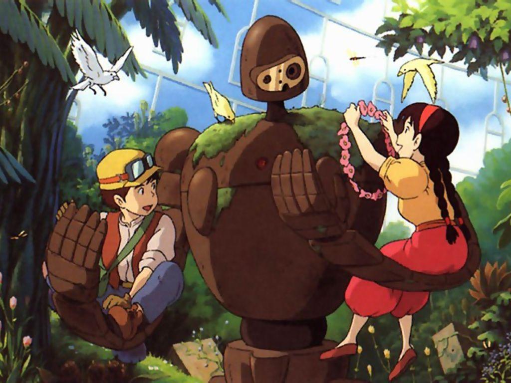 1024x768 Tenkuu no Shiro Laputa (Laputa: Castle In The Sky) Wallpaper