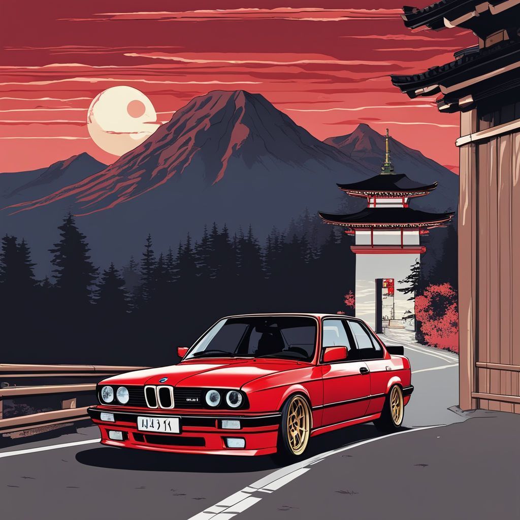 1024x1024 initial d bmw 328i