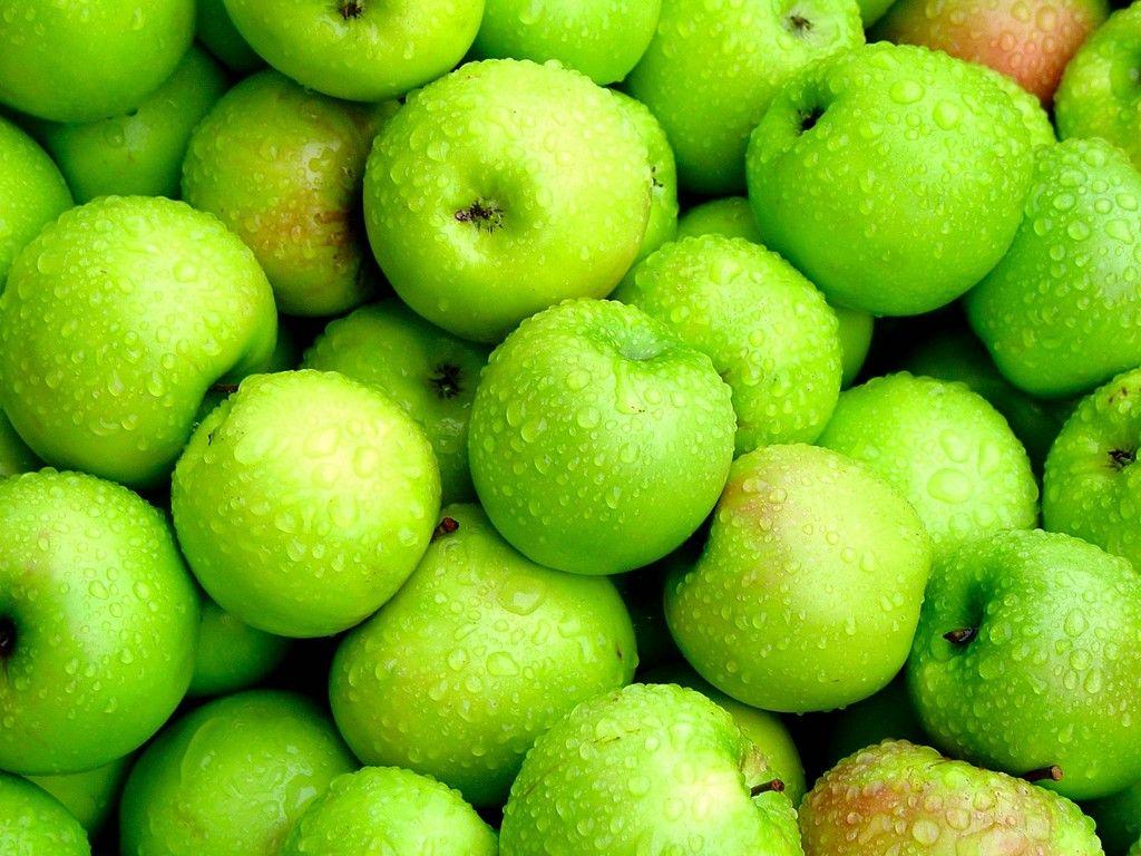 1024x768 Green apple wallpaper