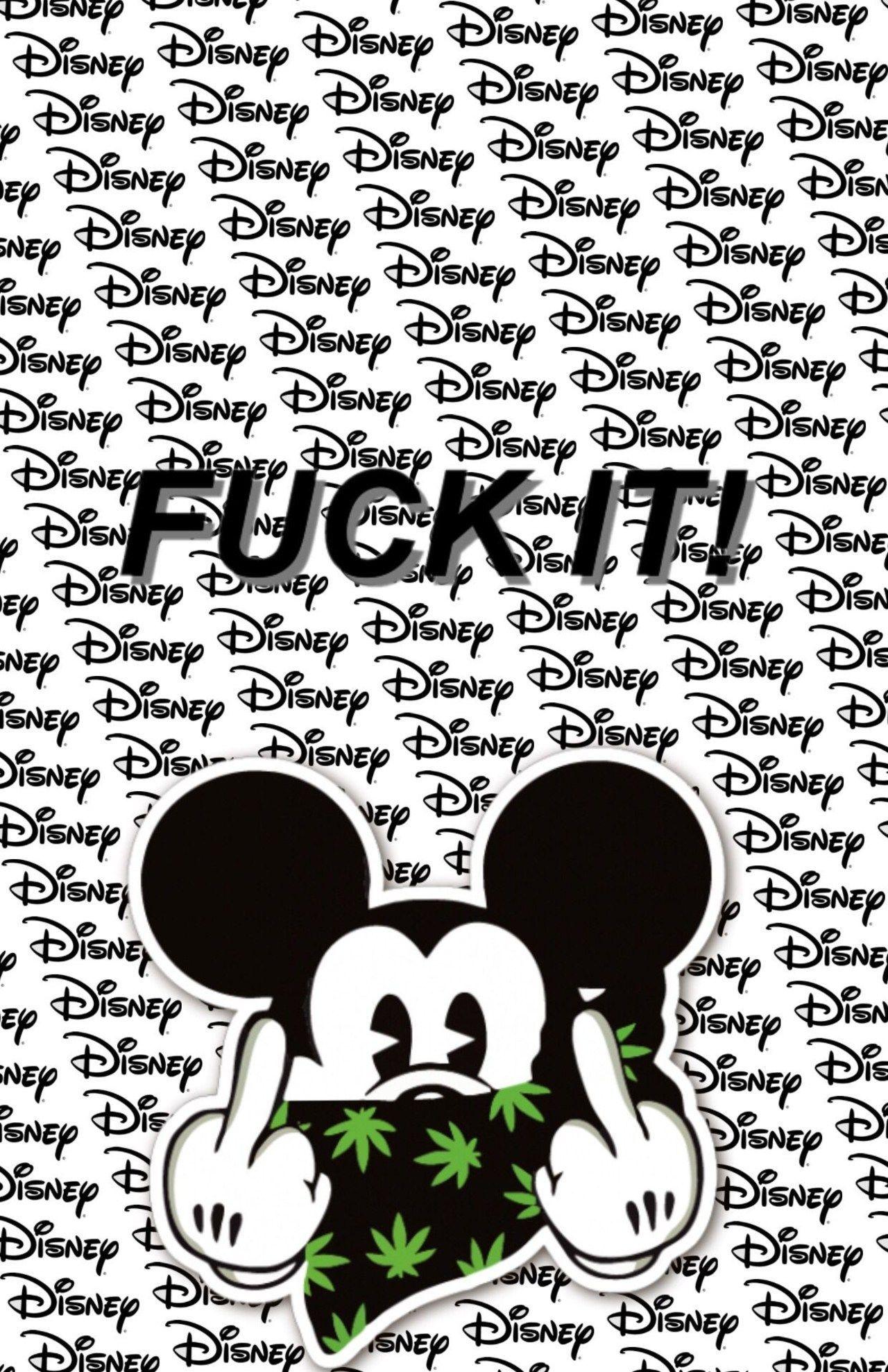 Black Mickey Mouse Middle Finger Wallpaper - Wallpaper HD New