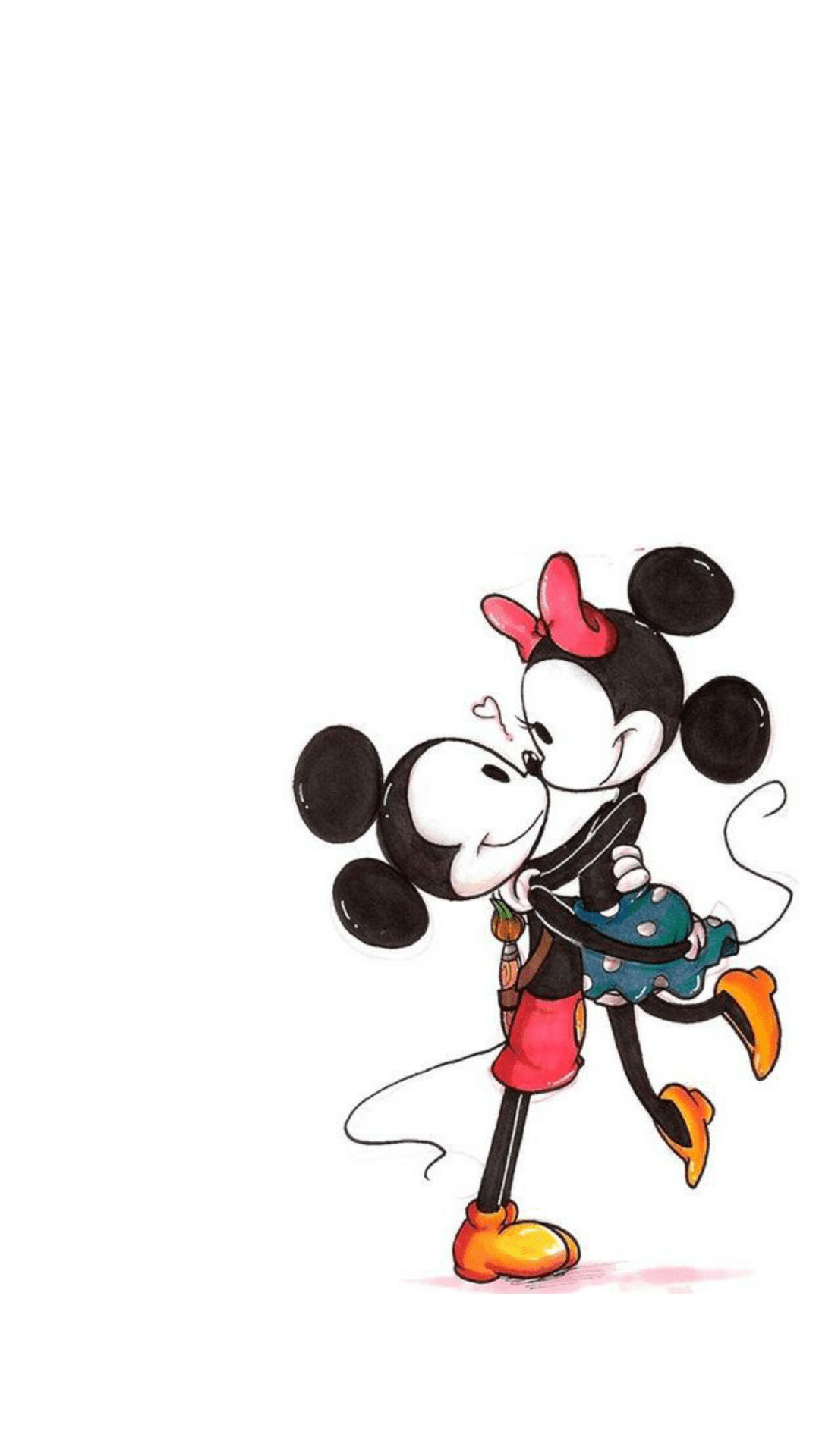 Shared by  Mαяvєℓσus Gιяℓ  Find images and videos about red disney and  minnie on We Heart It  Mickey mouse art Mickey mouse wallpaper Disney  phone wallpaper