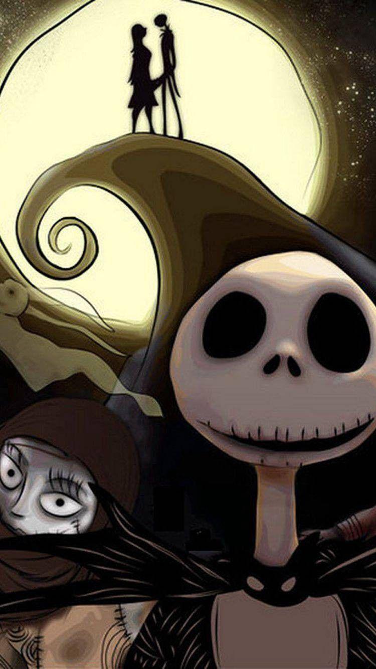 750x1334 Halloween iPhone Wallpaper Tumblr Nightmare Before