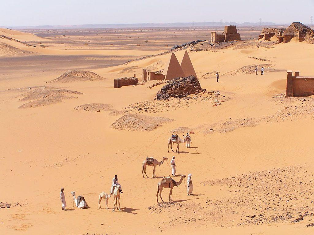 1024x768 Desert Sudan Wallpaper