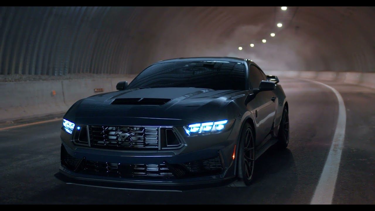 1280x720 Ford Mustang Dark Horse