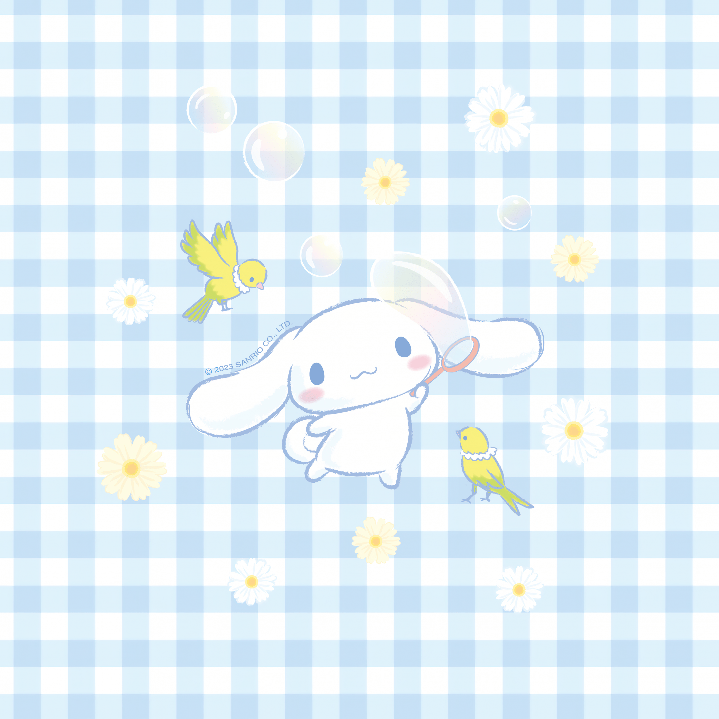 2732x2732 Cinnamoroll Wallpaper 4K, Blue, 5K