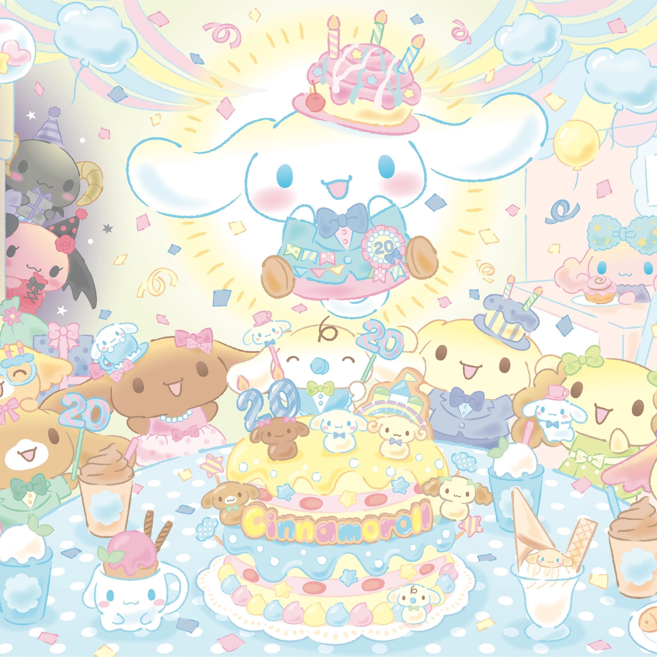 2732x2732 Cinnamoroll Wallpaper 4K, Birthday, 5K