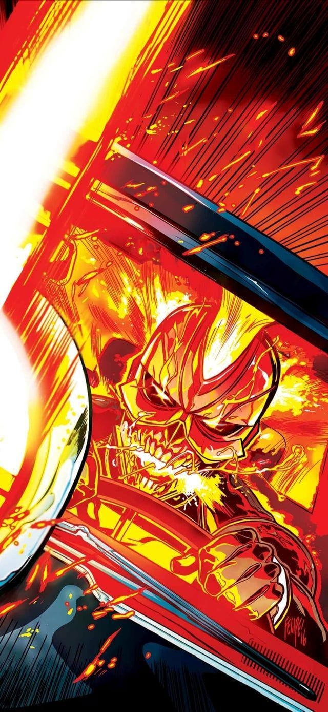 640x1387 Robbie Reyes Ghost Rider wallpaper