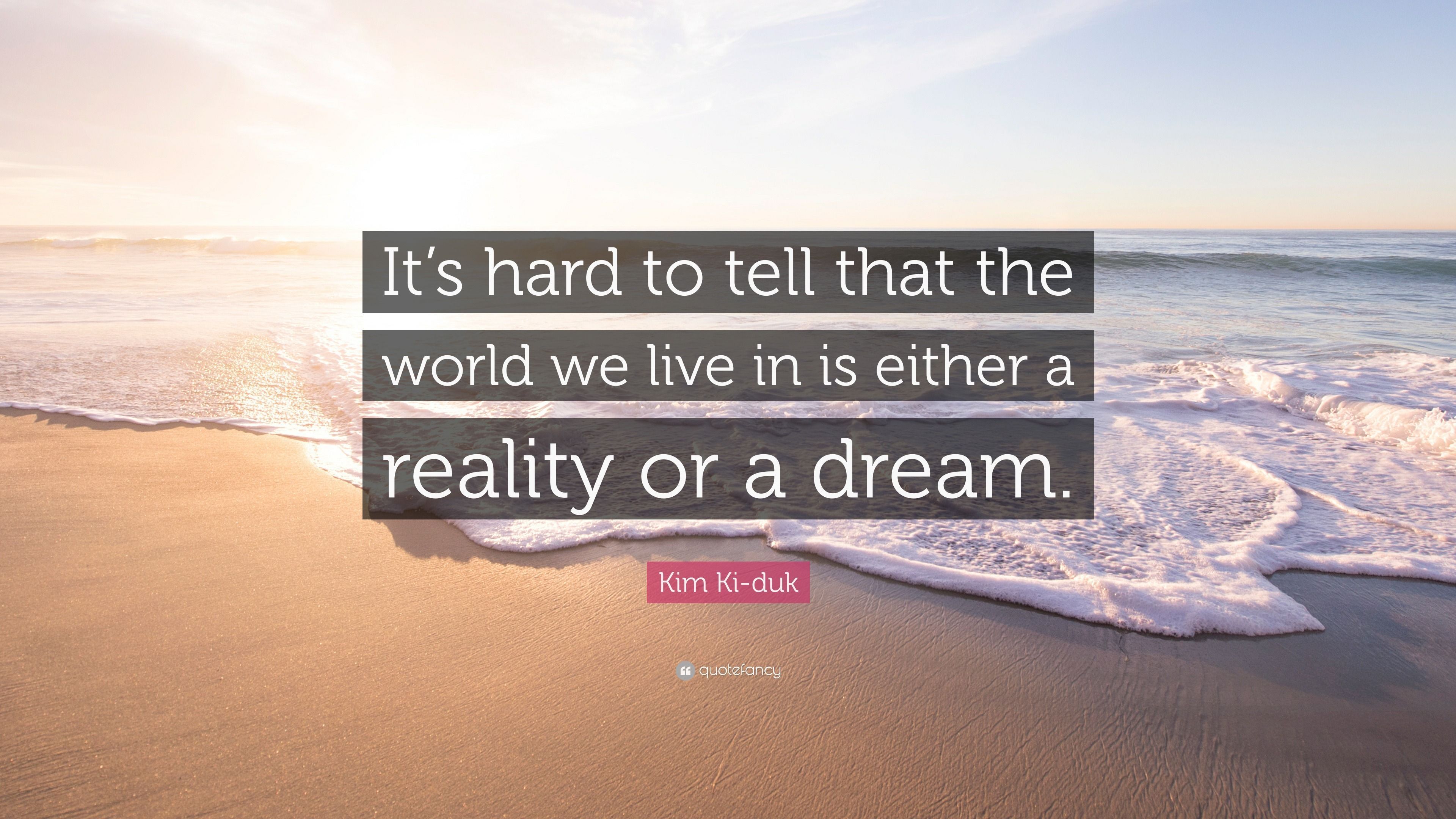 3840x2160 Kim Ki Duk Quote: “It's Hard To Tell