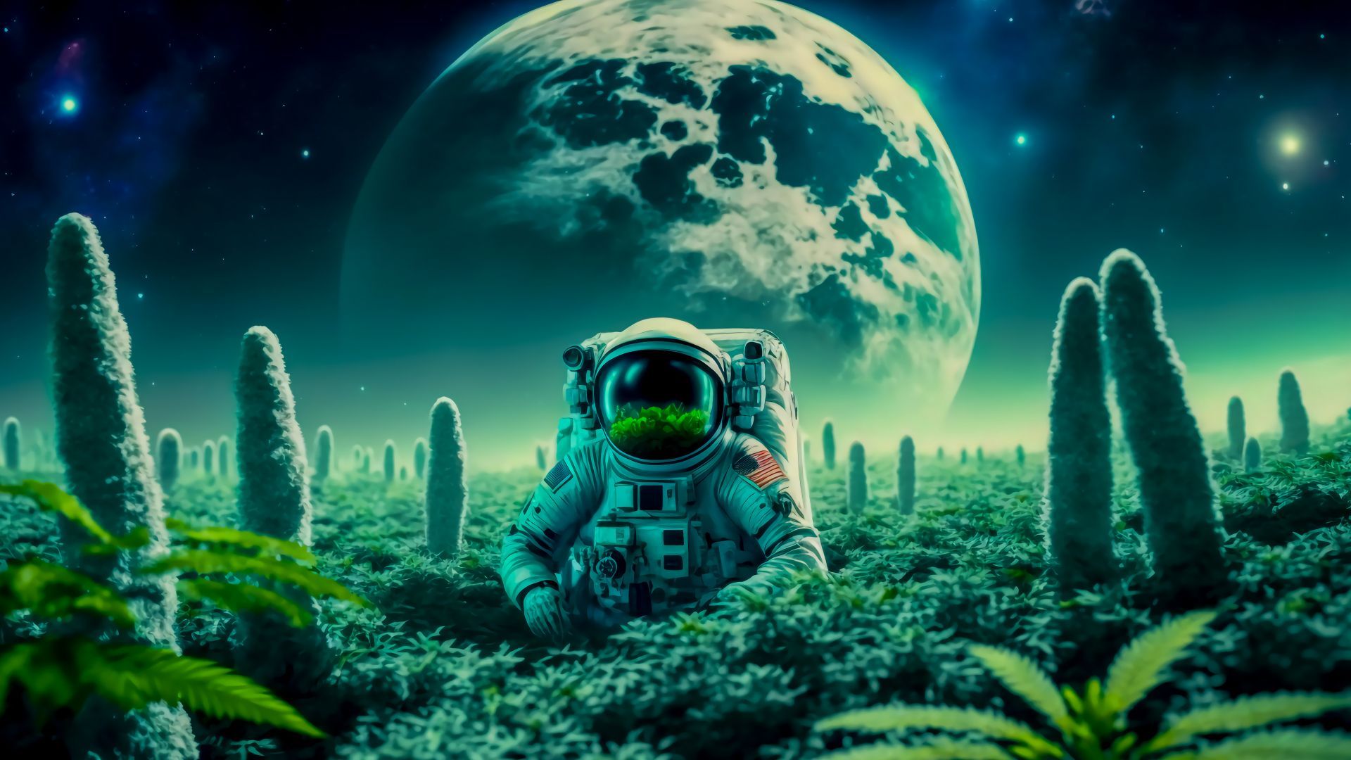 1920x1080 Download wallpaper 1920x1080 astronaut