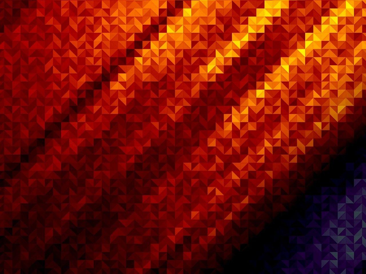 1280x960 Abstract orange and purple wallpaper