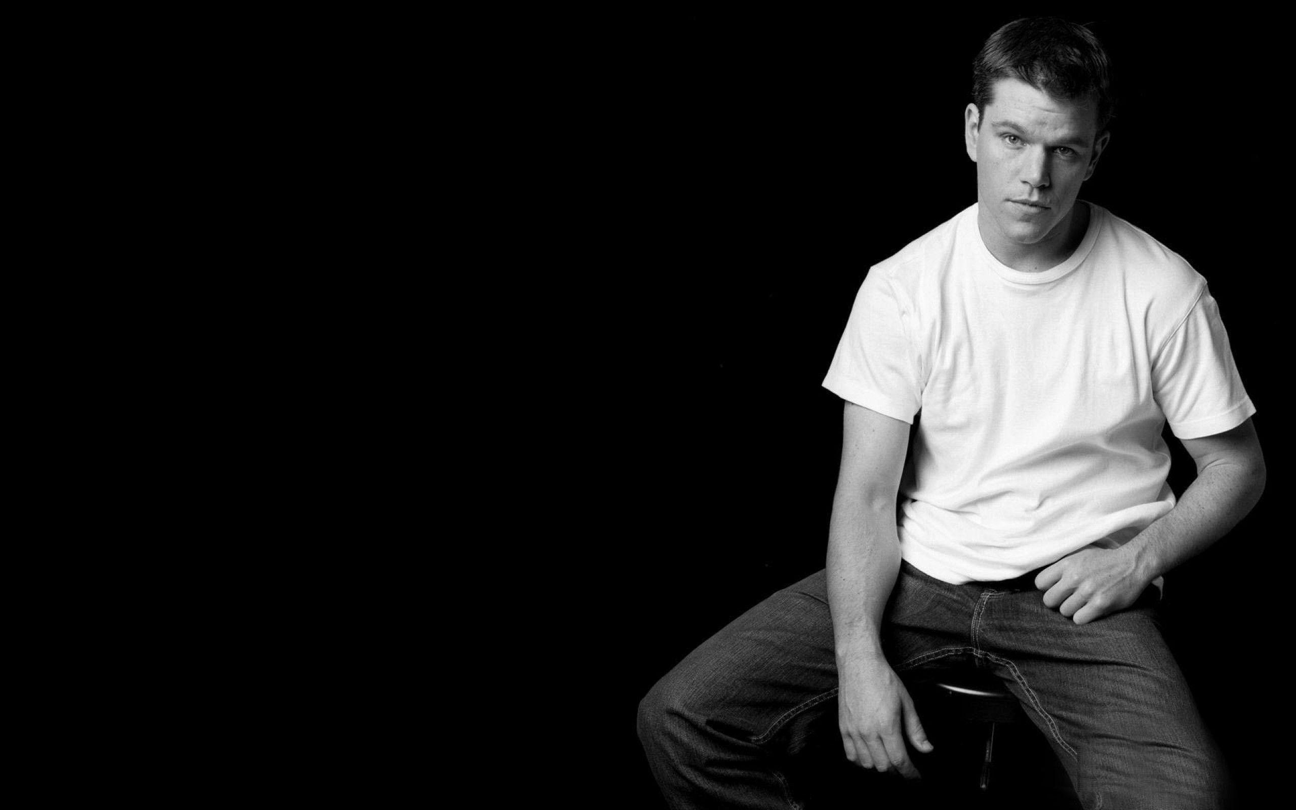 2560x1600 Matt Damon 15 Hollywood Actors Wallpaper