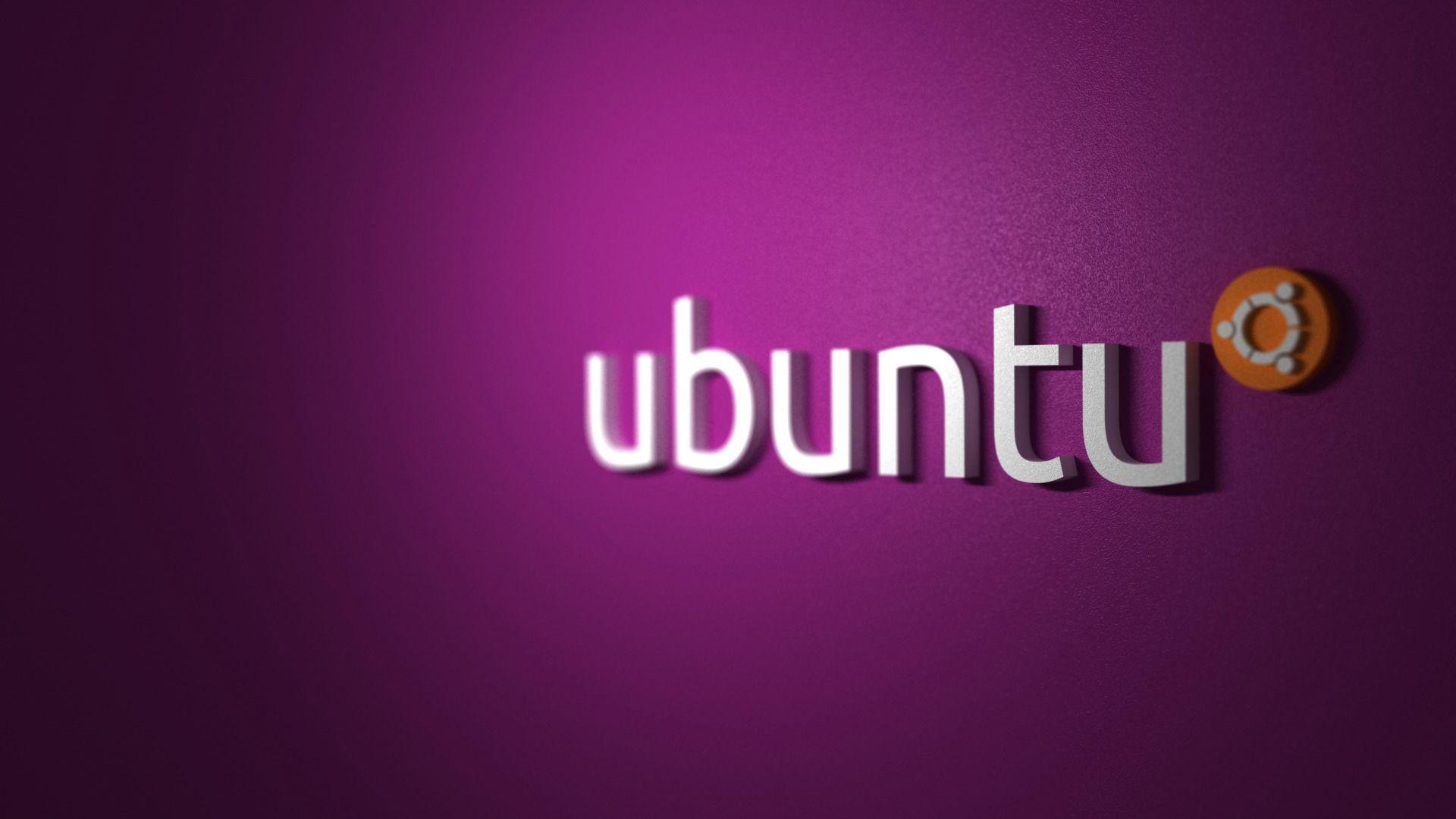 1920x1080 Ubuntu Purple Orange White , Image, HD
