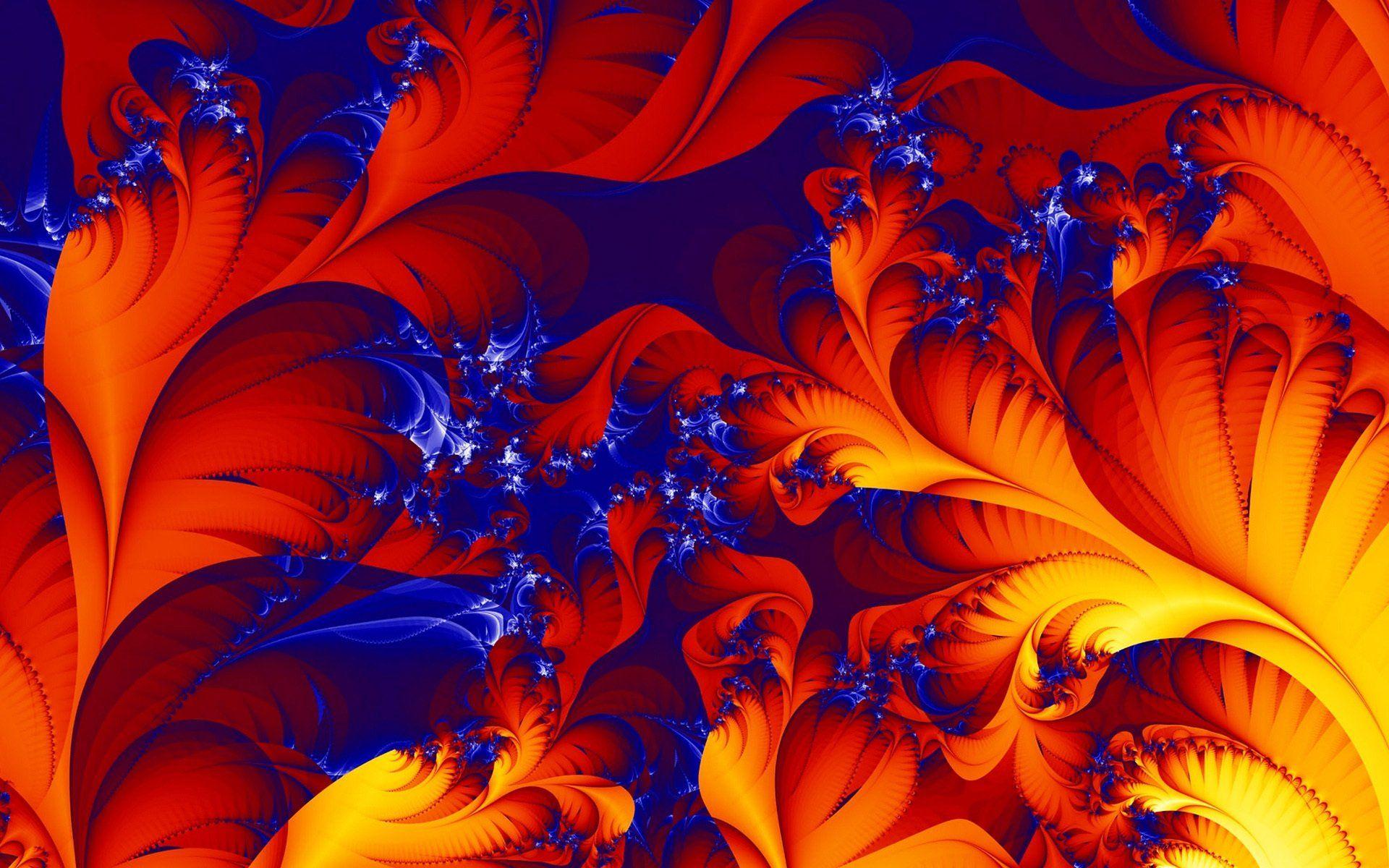 1920x1200 design, Color, Blue, Yellow, Orange Wallpaper HD / Desktop