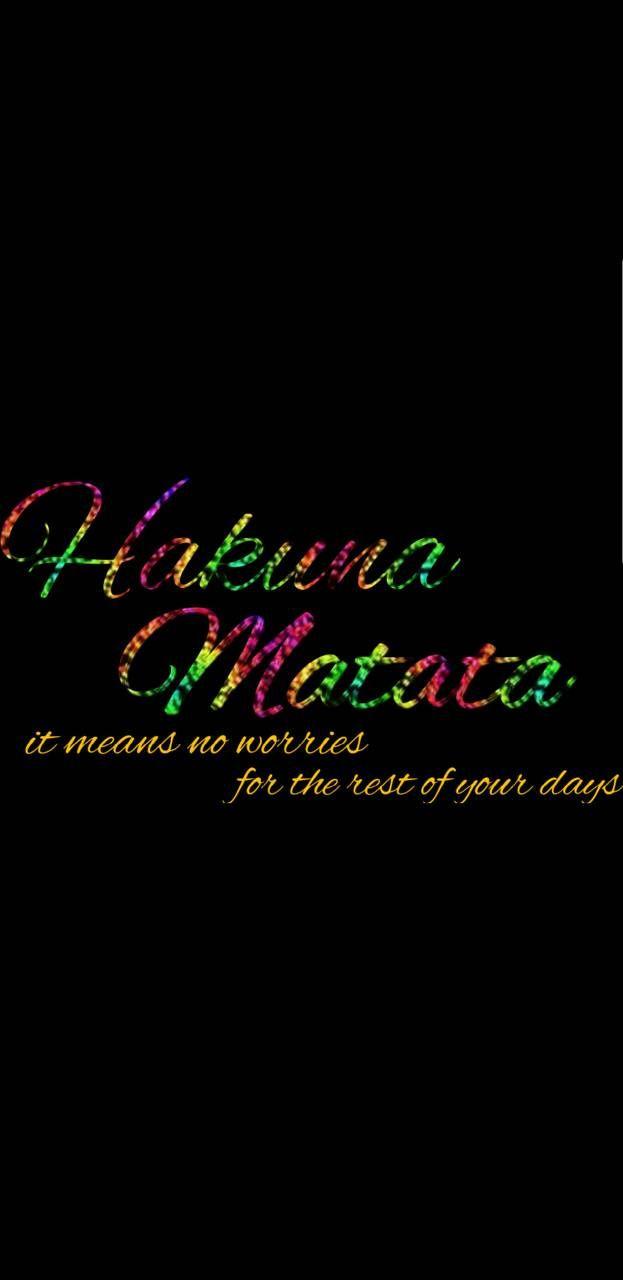 623x1280 Hakuna Matata Wallpaper