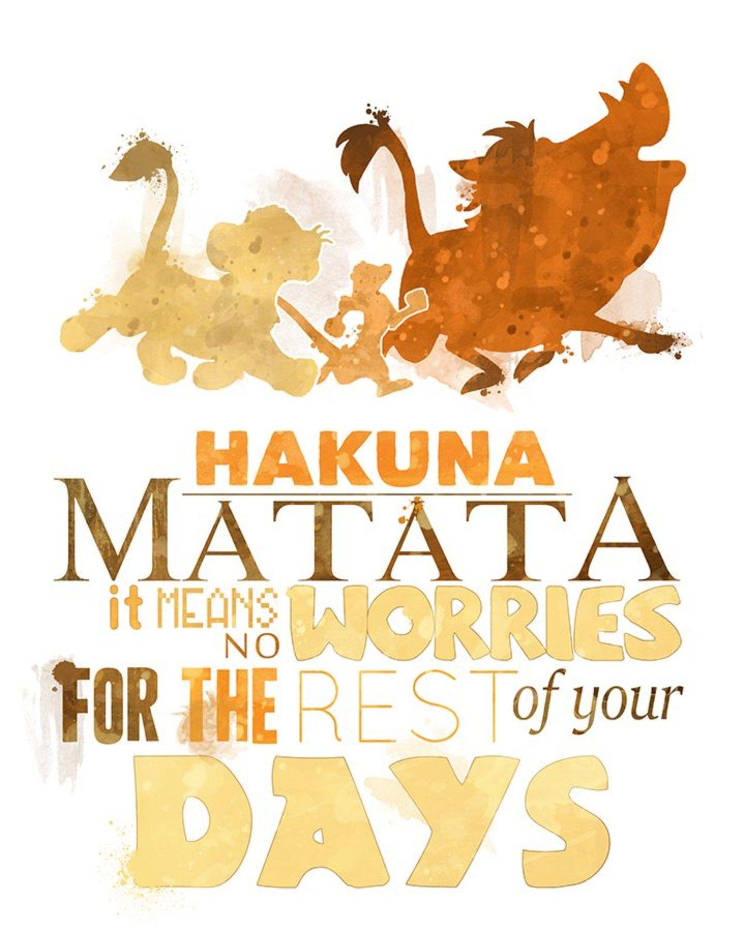 Hakuna Matata Wallpapers - Top Free Hakuna Matata Backgrounds