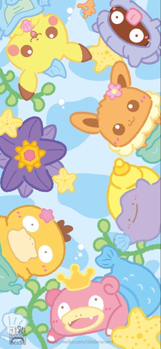 555x1200 Cute pokemon wallpaper, Cute cartoon