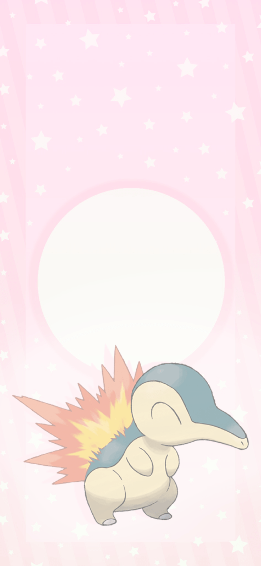 887x1920 pastel cyndaquil wallpaper requested by