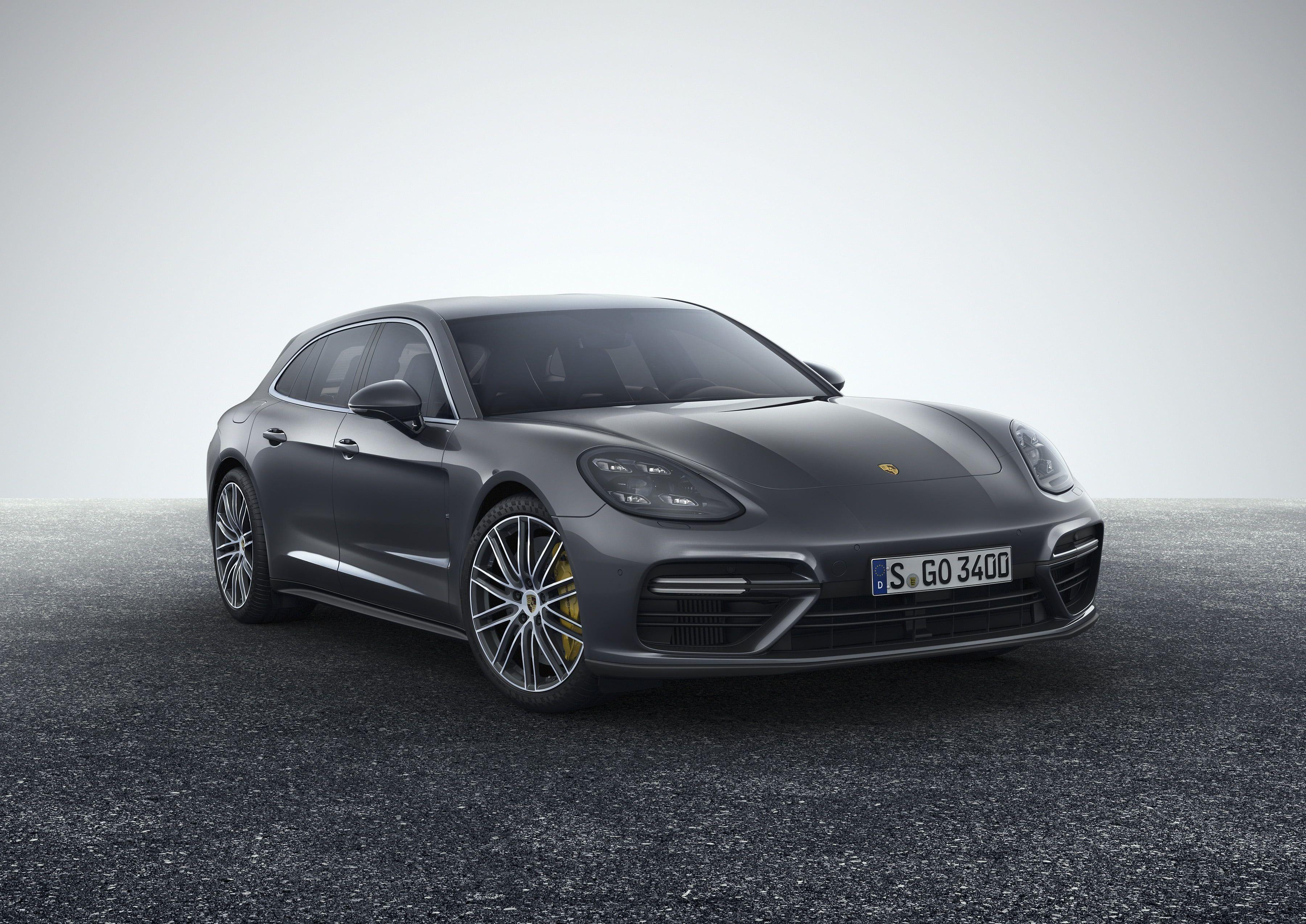 3600x2546 Grey Porsche Panamera HD wallpaper