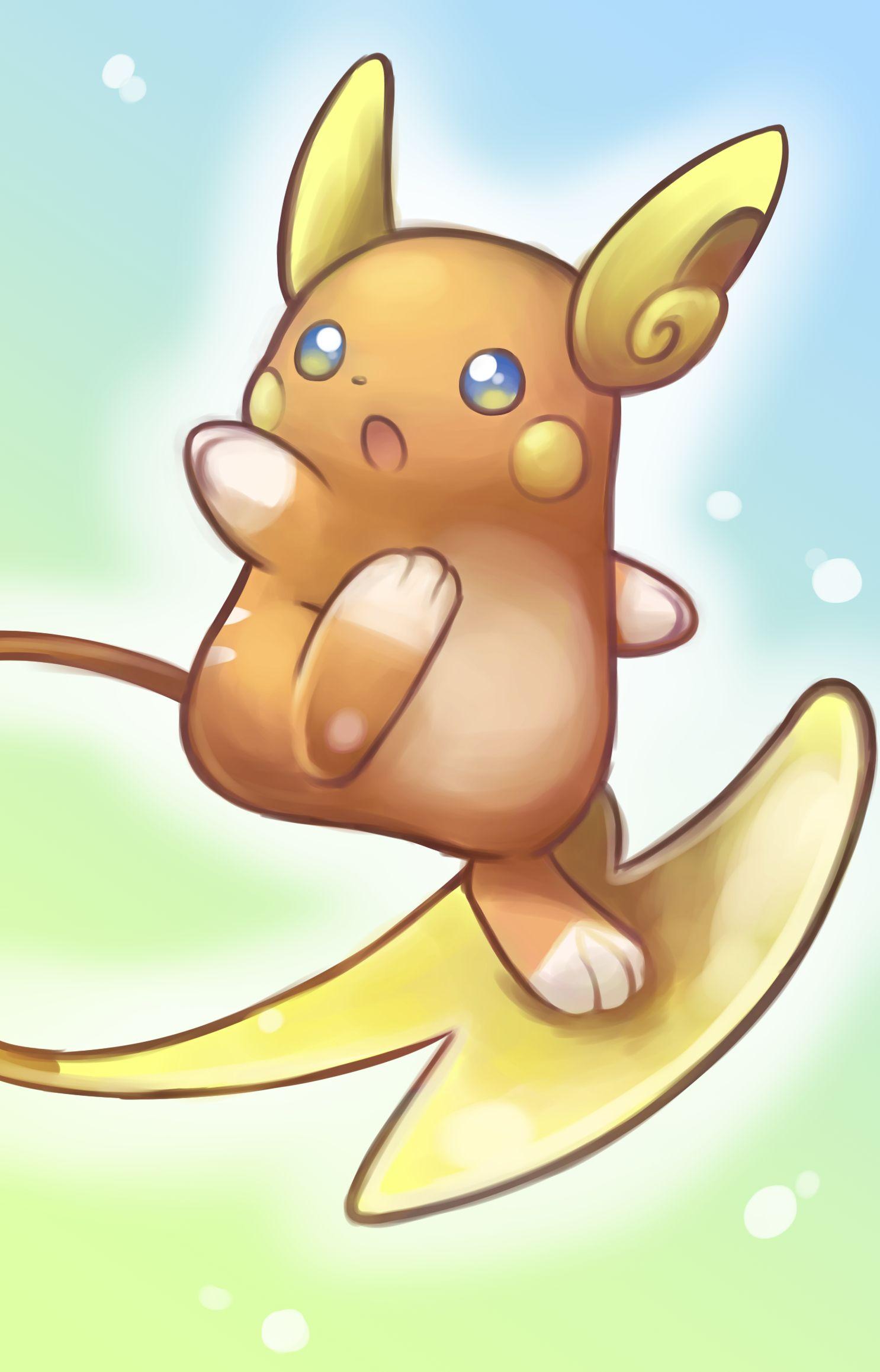 1486x2314 Alolan Raichu. Pokémon Sun and Moon