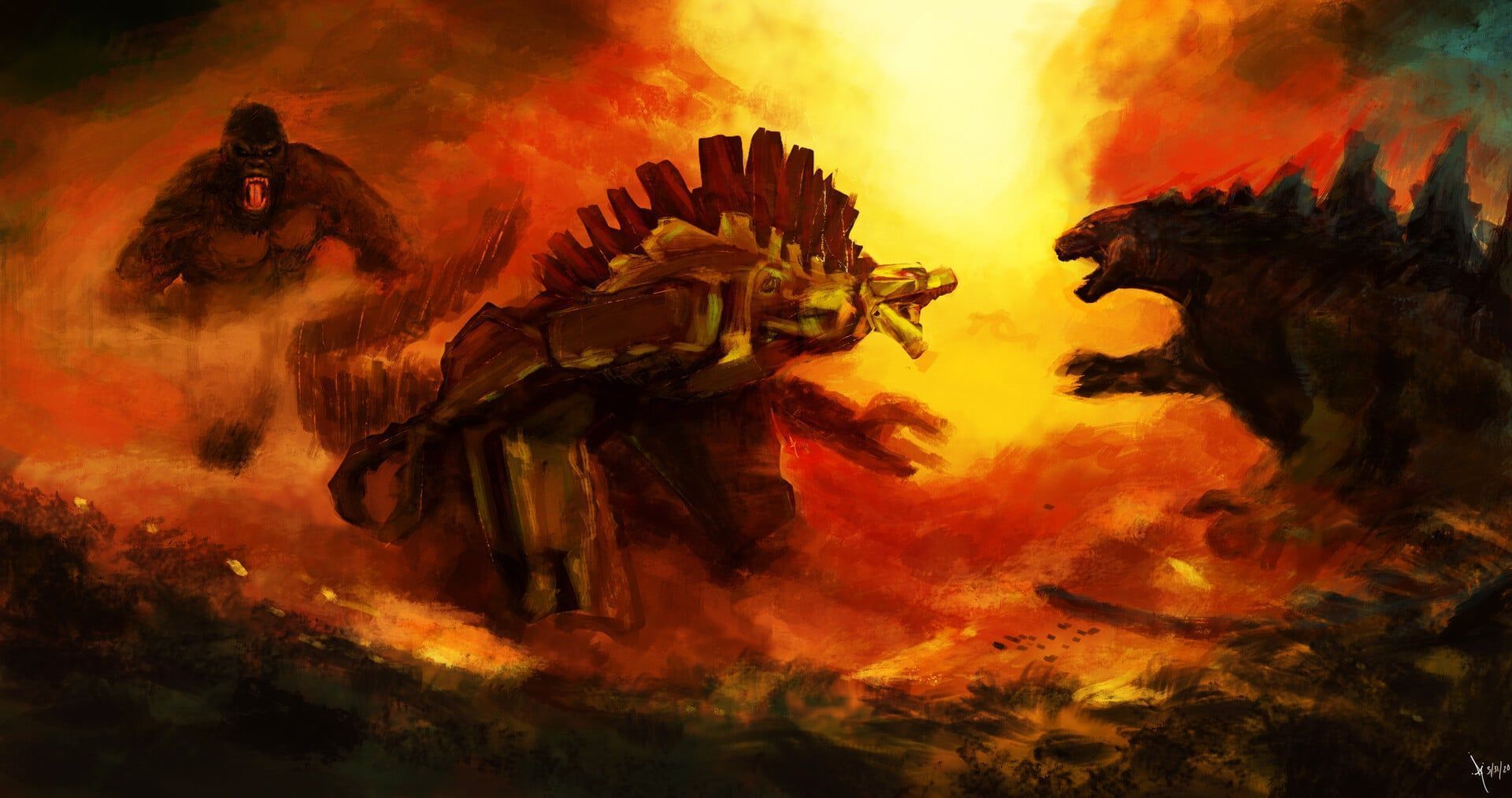 1920x1014 KONG, GODZILLA vs MECHAGODZILLA