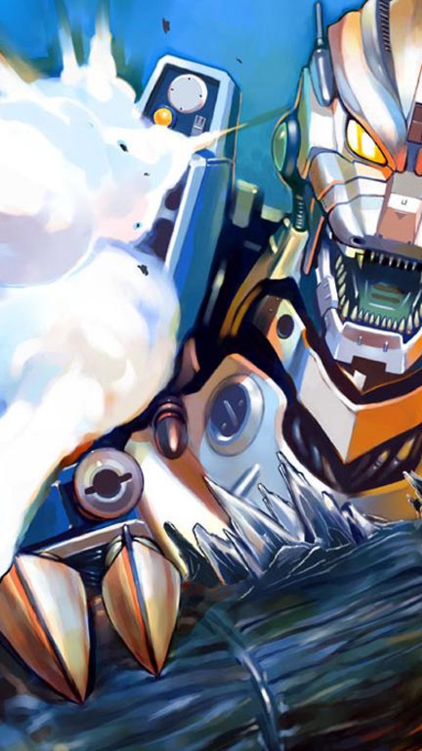 1440x2560 MechaGodzilla Wallpaper