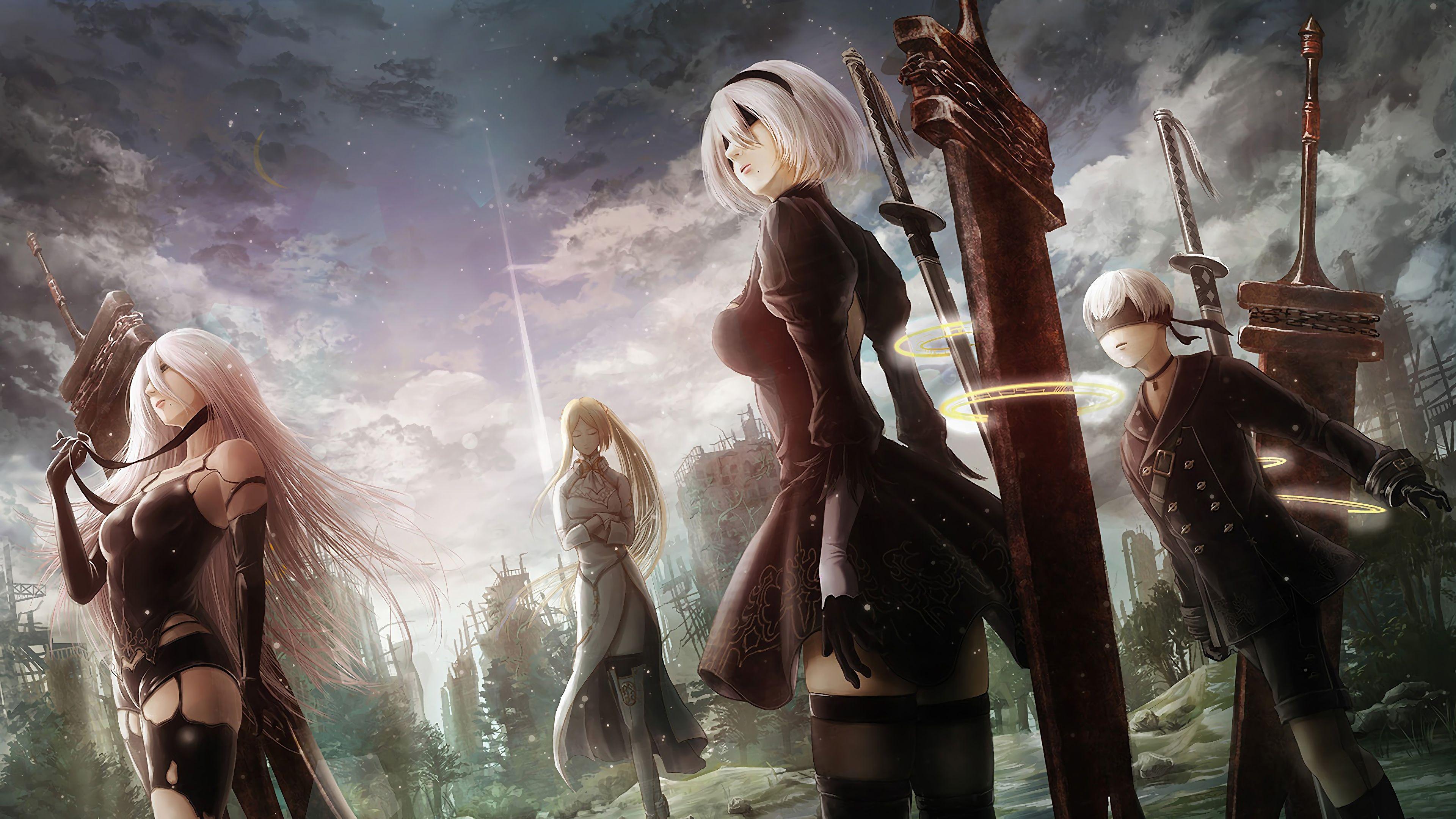 Nier Automata Wallpapers Top Free Nier Automata Backgrounds
