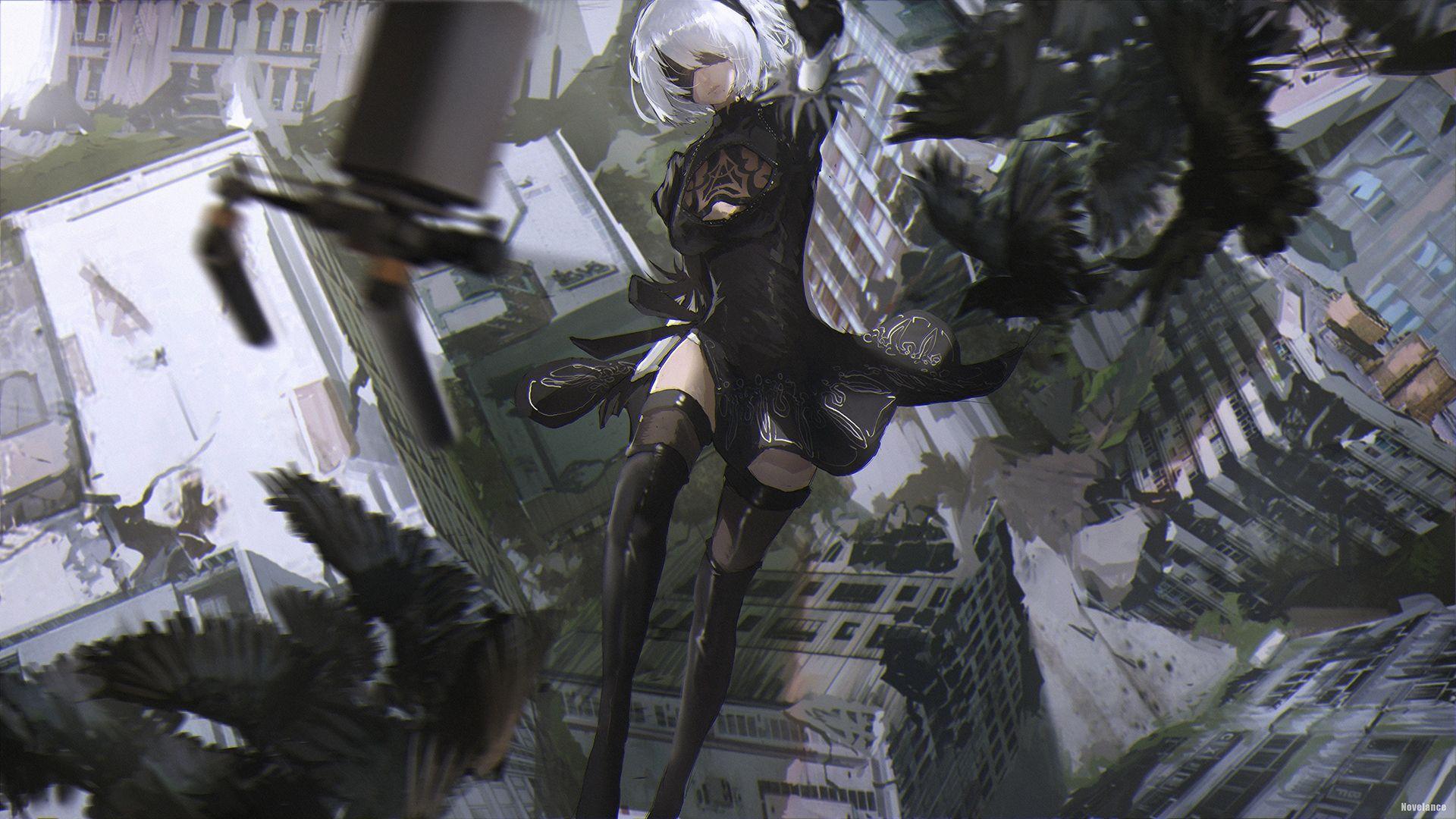 Nier Automata Wallpapers Top Free Nier Automata Backgrounds Wallpaperaccess