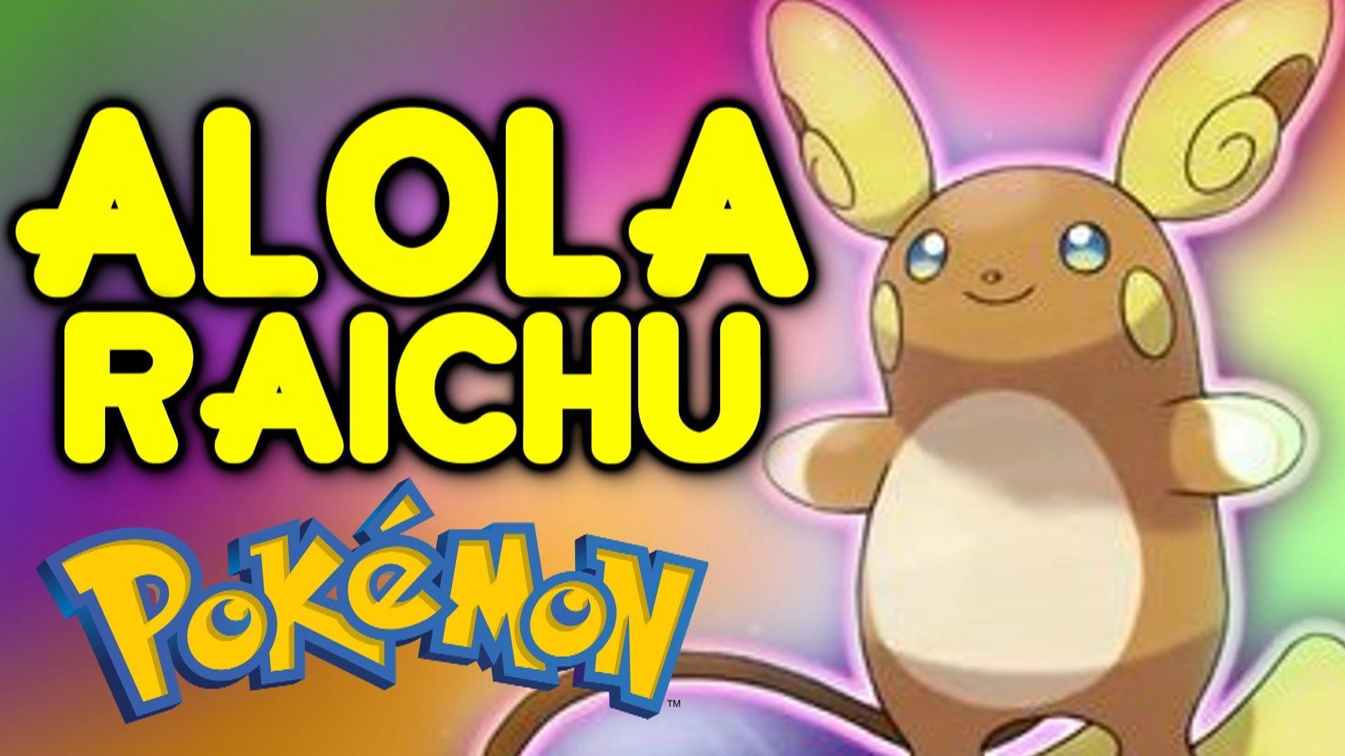 1920x1080 POKEMON SUN AND MOON ALOLA RAICHU AND MORE NEW POKEMON!
