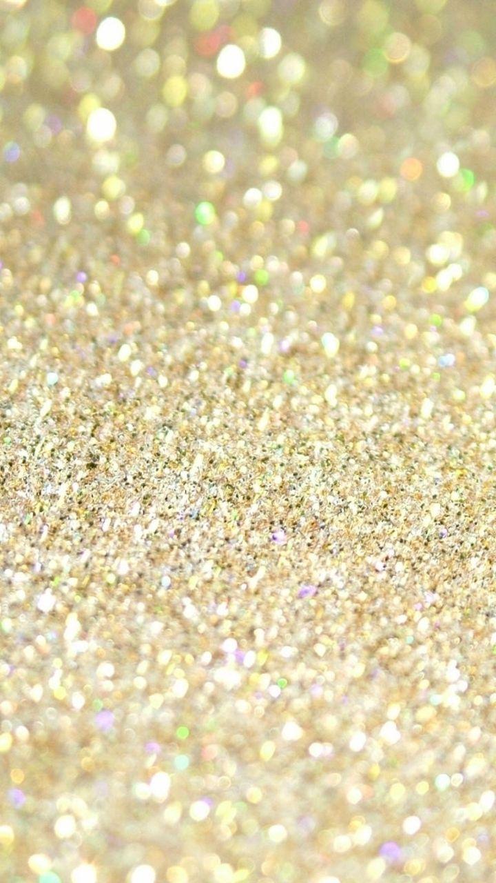 720x1280 Gold Glitter Ombre Wallpaper