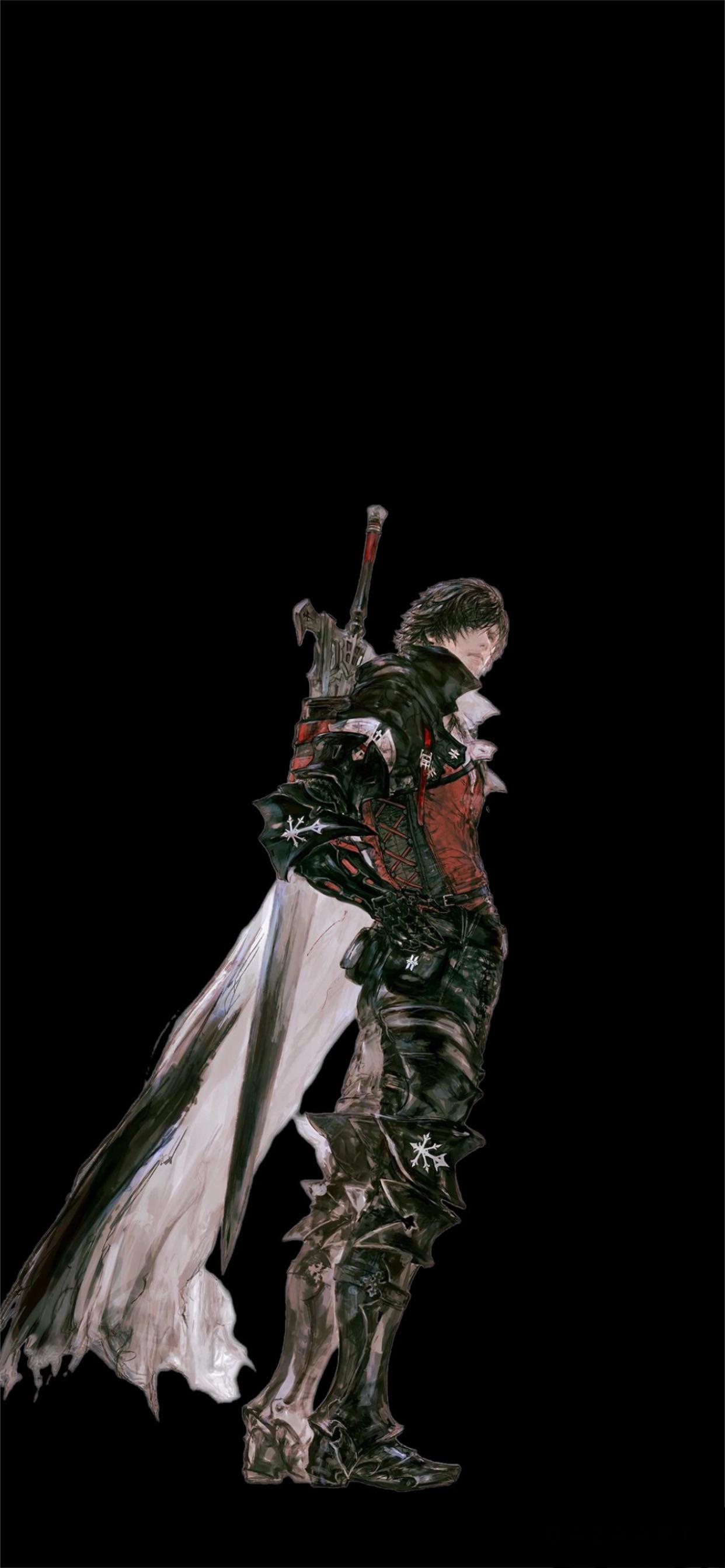 1242x2688 Clive Rosfield with black background