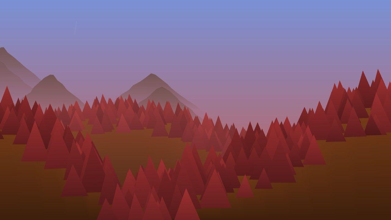 Autumn Minimalist Desktop Wallpaper