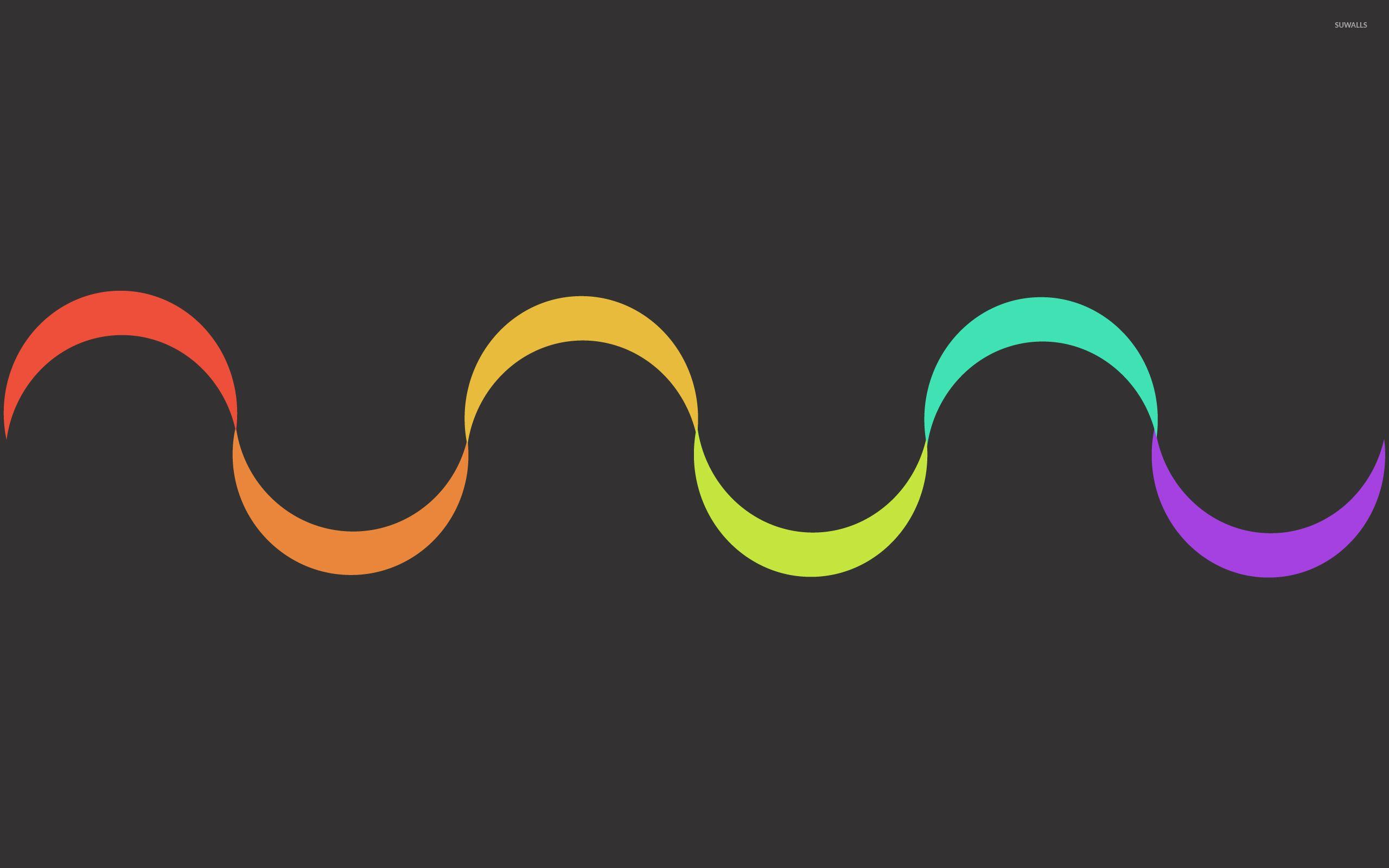 2560x1600 Colorful ribbon wallpaper wallpaper