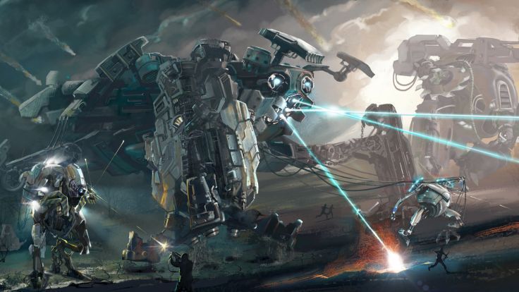 736x414 Battles Robot Firing Fantasy robot