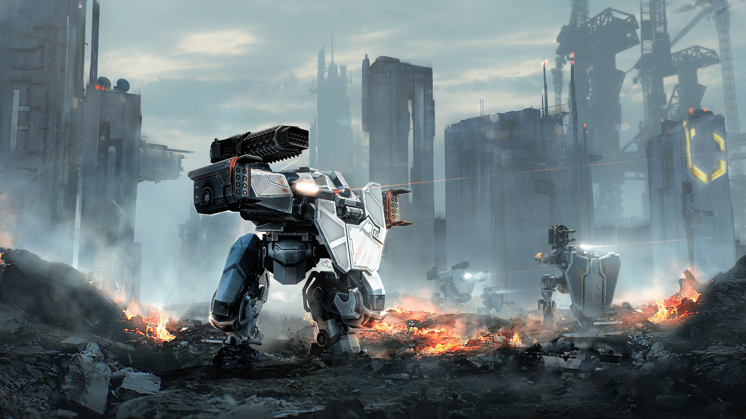 2560x1440 Video Game War Robots HD Wallpaper