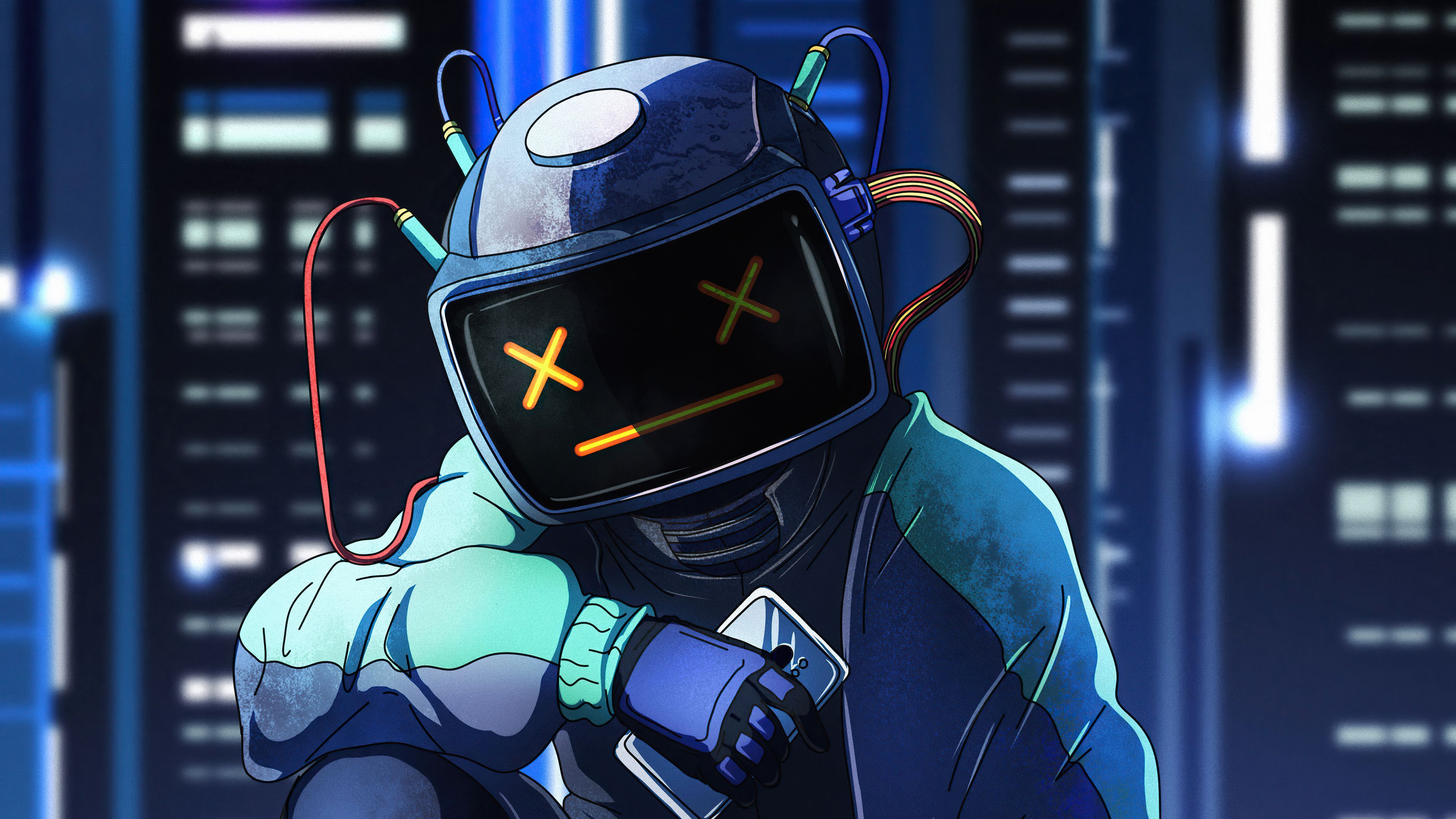 3840x2160 Sci Fi Robot 4k Ultra HD Wallpaper