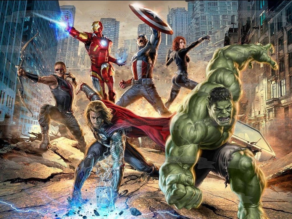 1024x768 Avengers The Hulk Captain America Iron