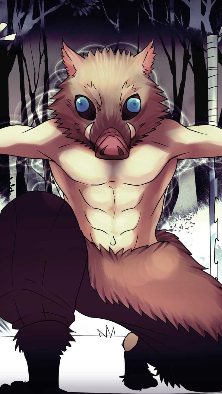 736x1308 Inosuke Wallpaper. Anime demon